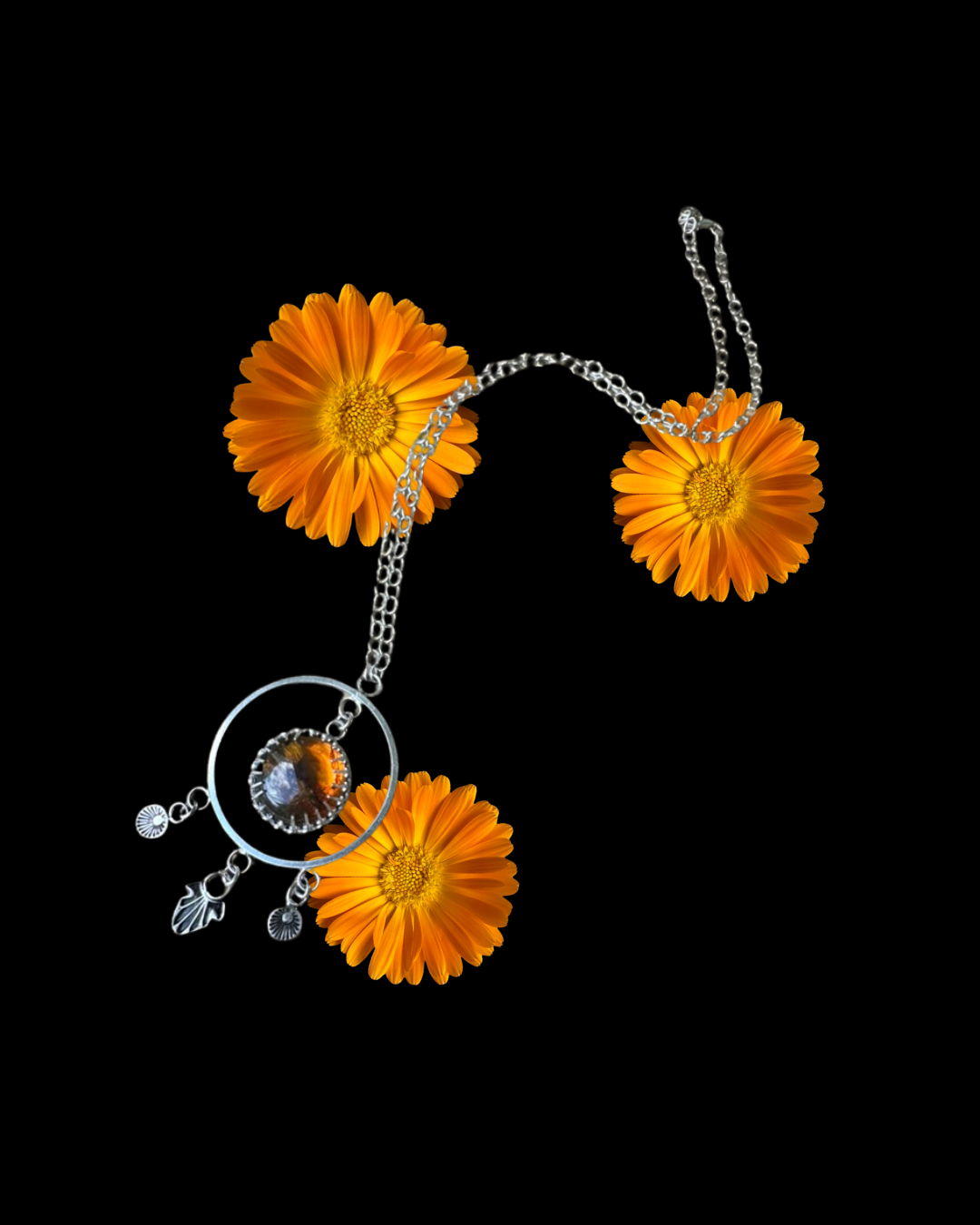 Charmed Amber Necklace