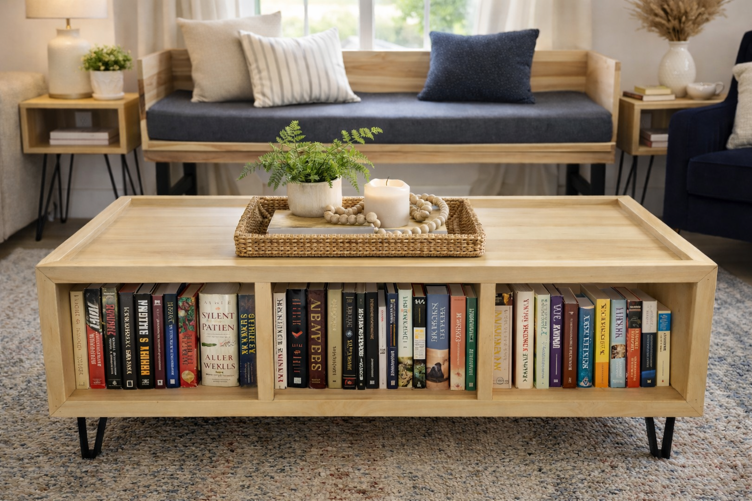 Storage coffee table
