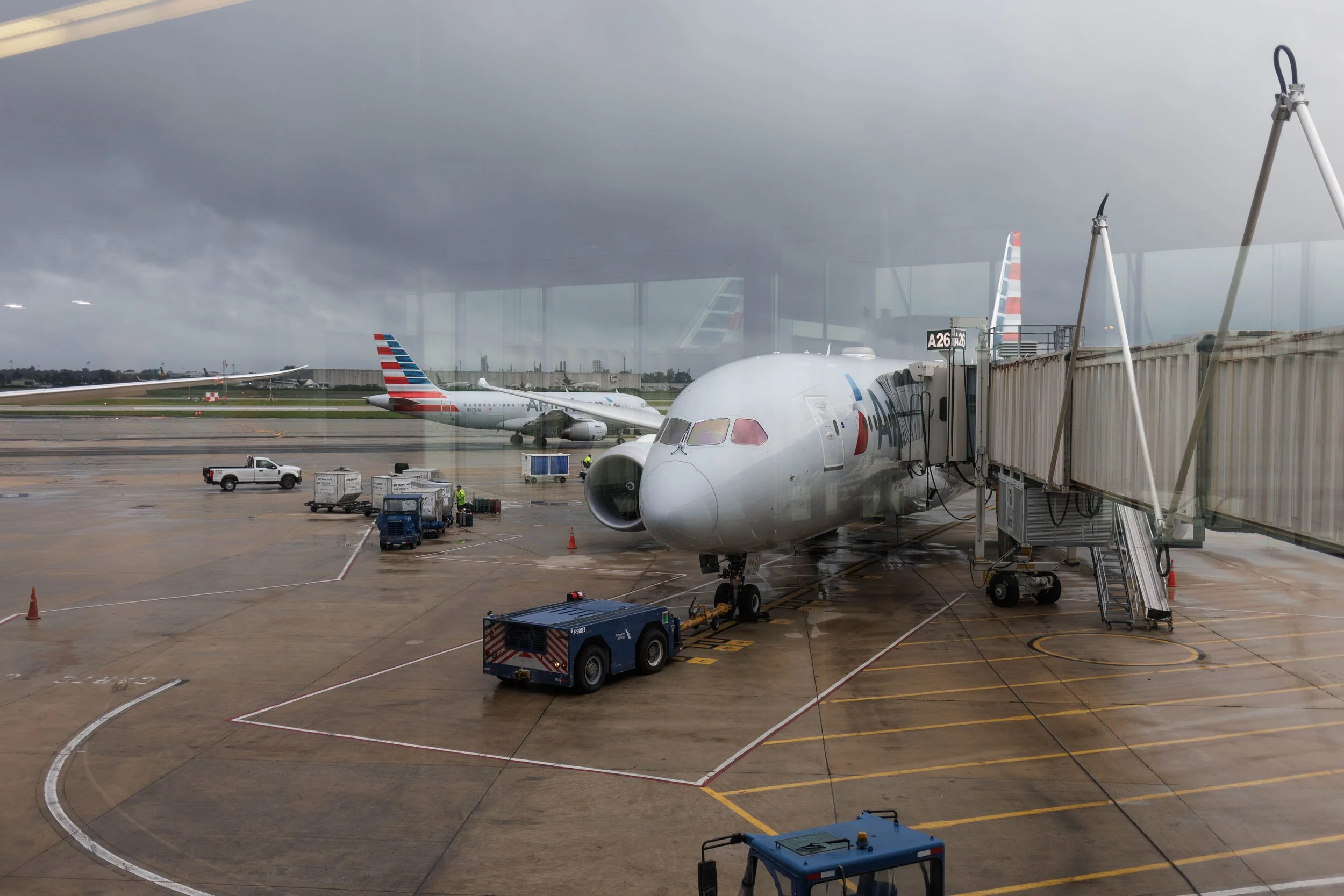  The Boeing 787 we flew across the Atlantic 