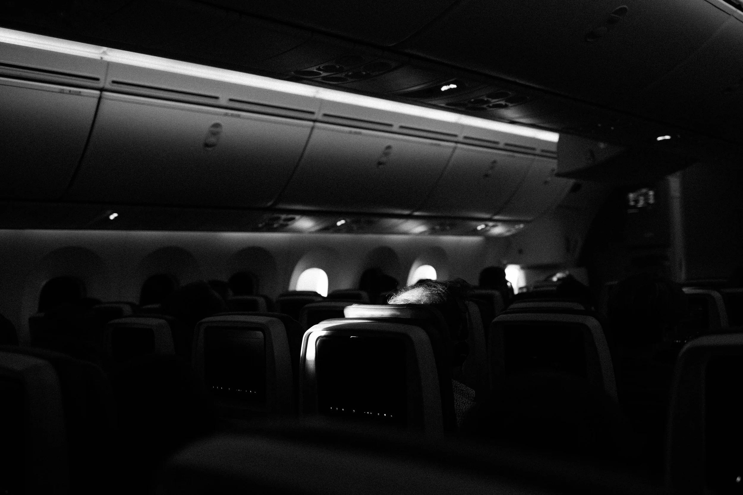  Dawn from the plane. 