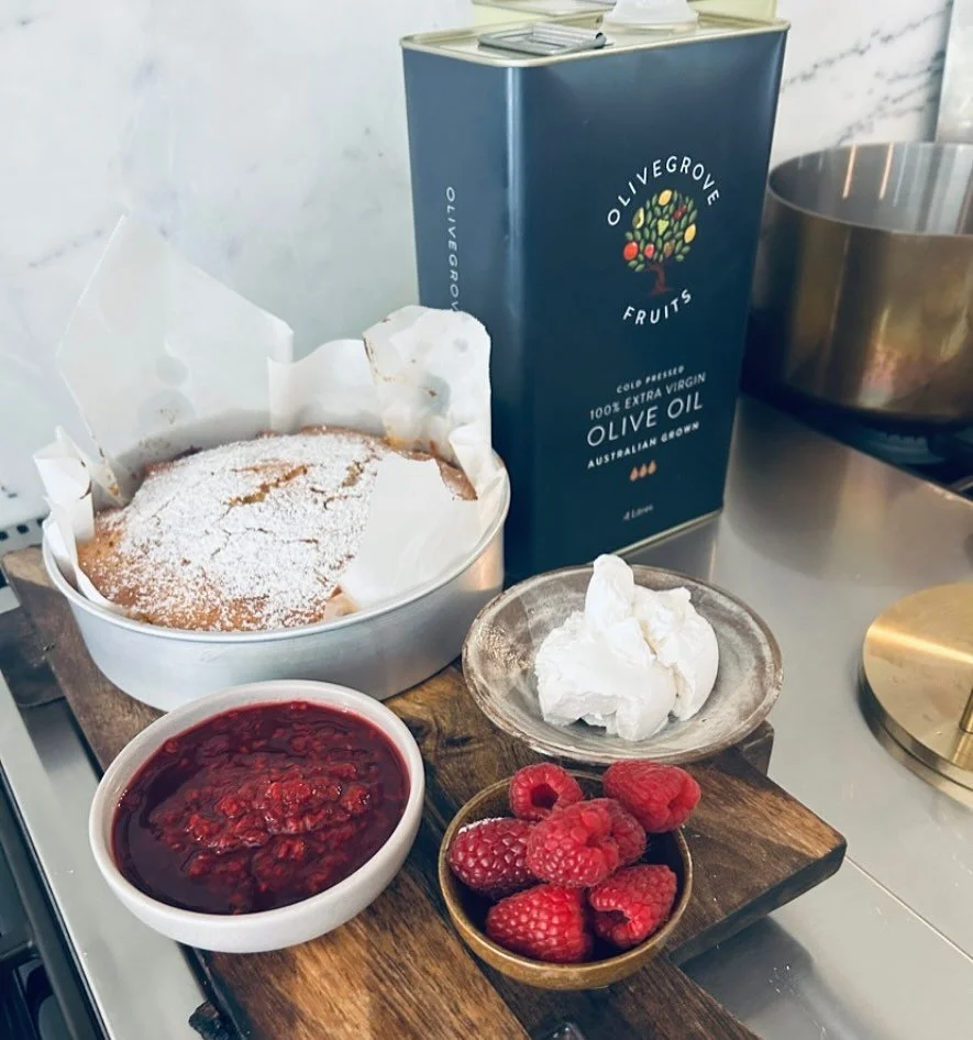 Moist, golden and rich in flavour-this olive oil cake is proof that good ingredients make all the difference. ✨Baked with our Olive Grove Fruits EVOO
