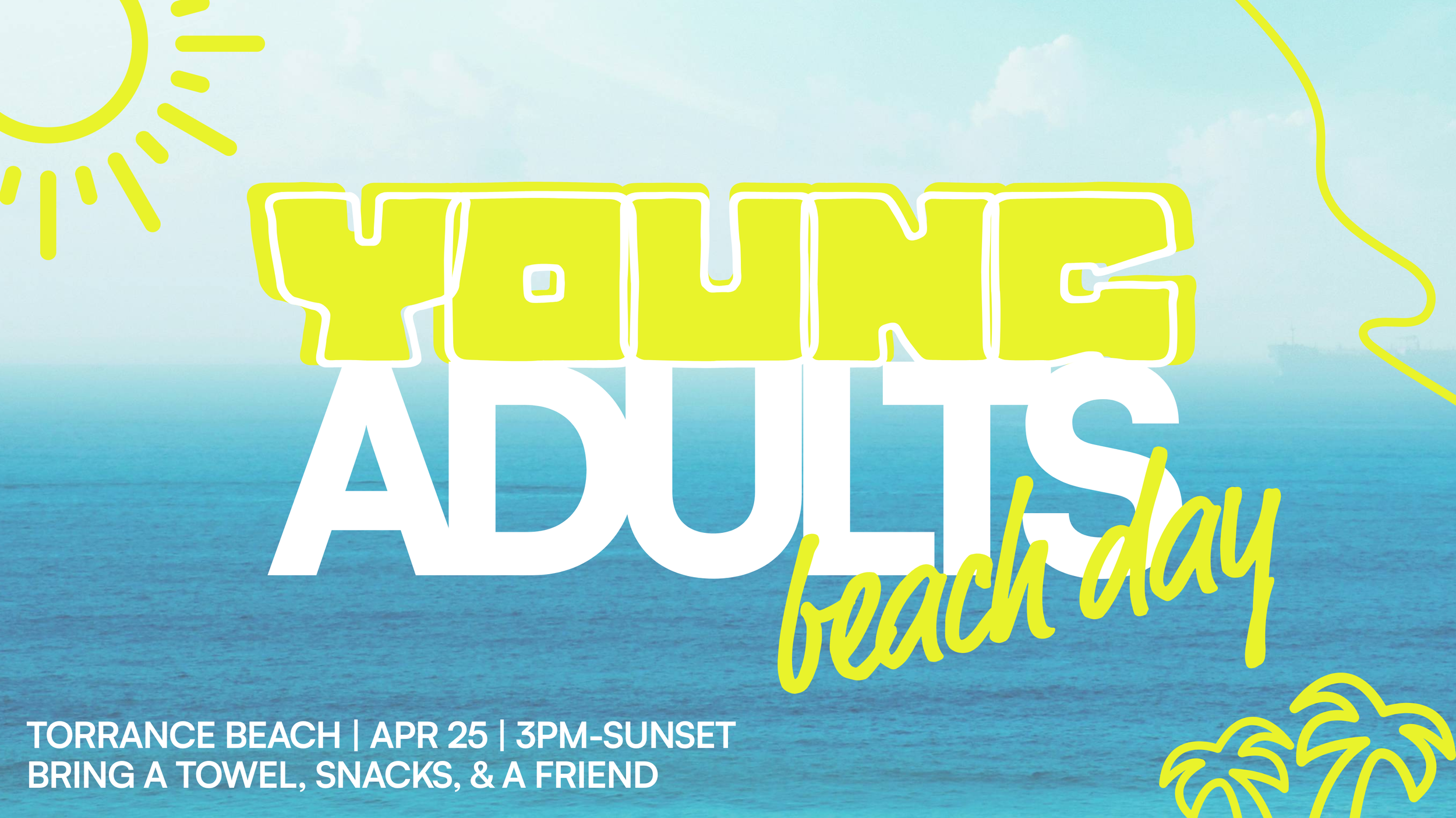 Young Adult Beach Day