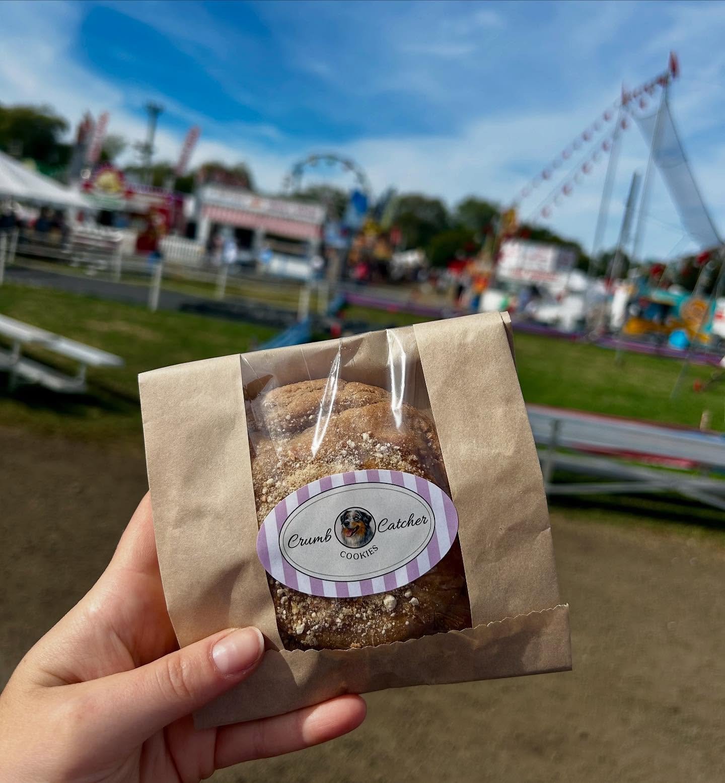Guilford Fair Day 3 - we&rsquo;re bringing you our NEW honey graham cookie! 🍯🍪 come try it today!