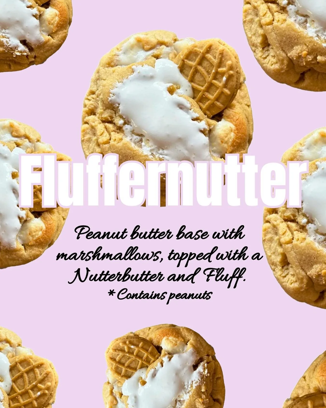 ⠀
🍪 𝗠𝗲𝗲𝘁 𝘁𝗵𝗲 𝗕𝗮𝘁𝗰𝗵 &ndash; 𝗙𝗹𝘂𝗳𝗳𝗲𝗿𝗻𝘂𝘁𝘁𝗲𝗿🍪 
Peanut butter + marshmallow swirl = childhood dream upgrade. 🥜✨ #MeetTheBatch