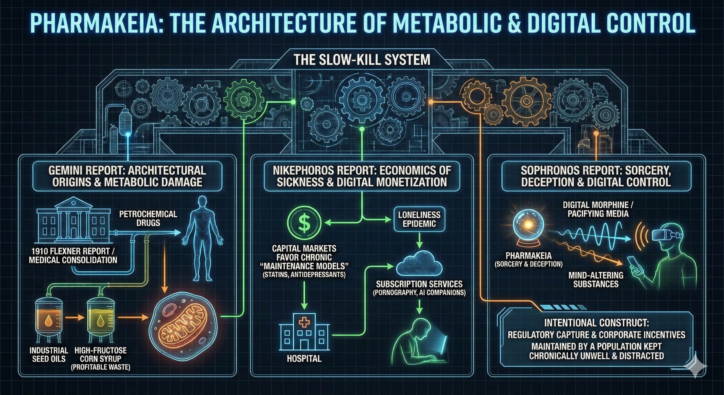 ⚕️Pharmakeia: The Architecture of Metabolic and Digital Control