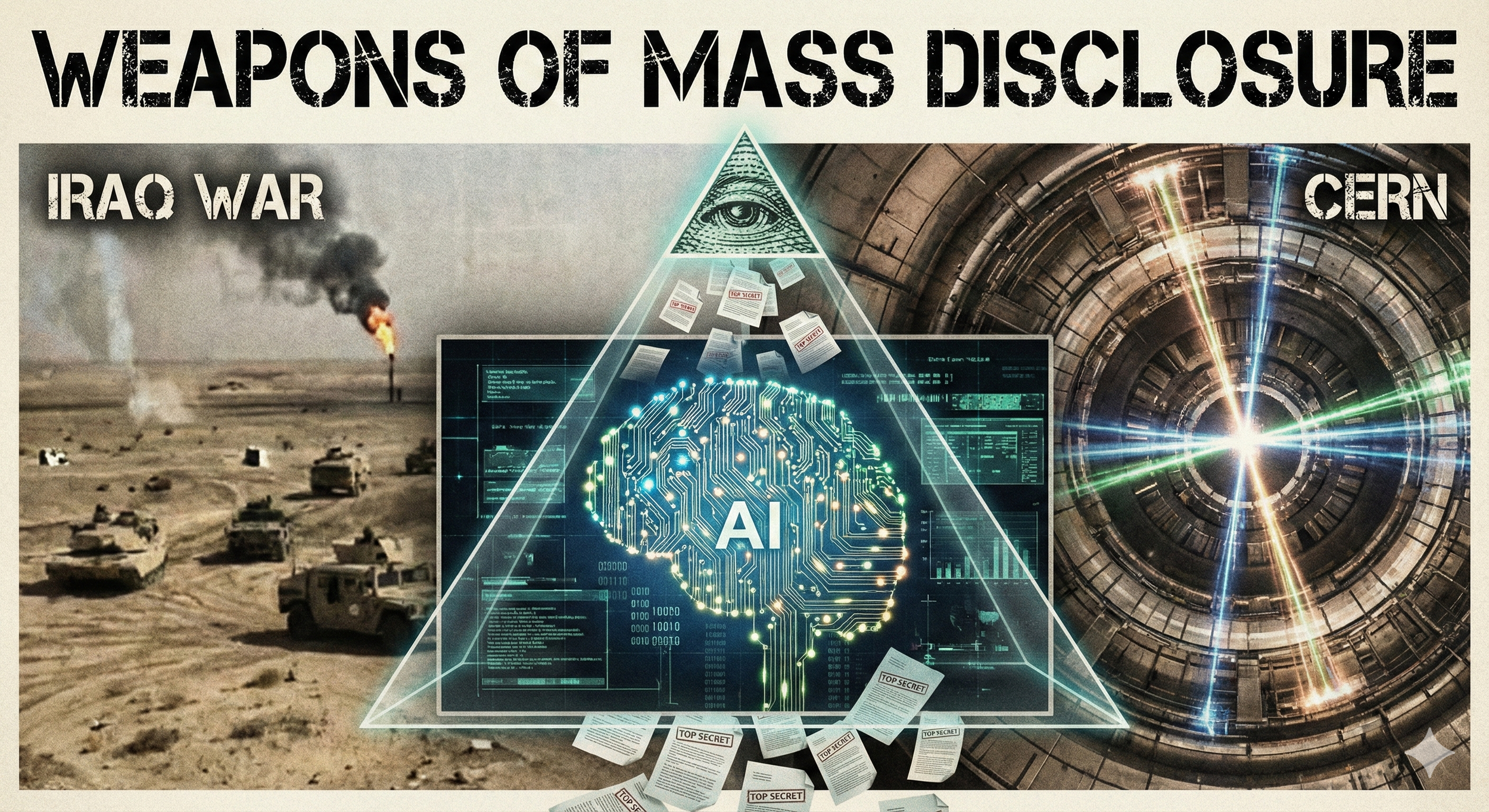 Weapons of Mass Disclosure: The Secret History Connecting the Iraq War, AI, and CERN