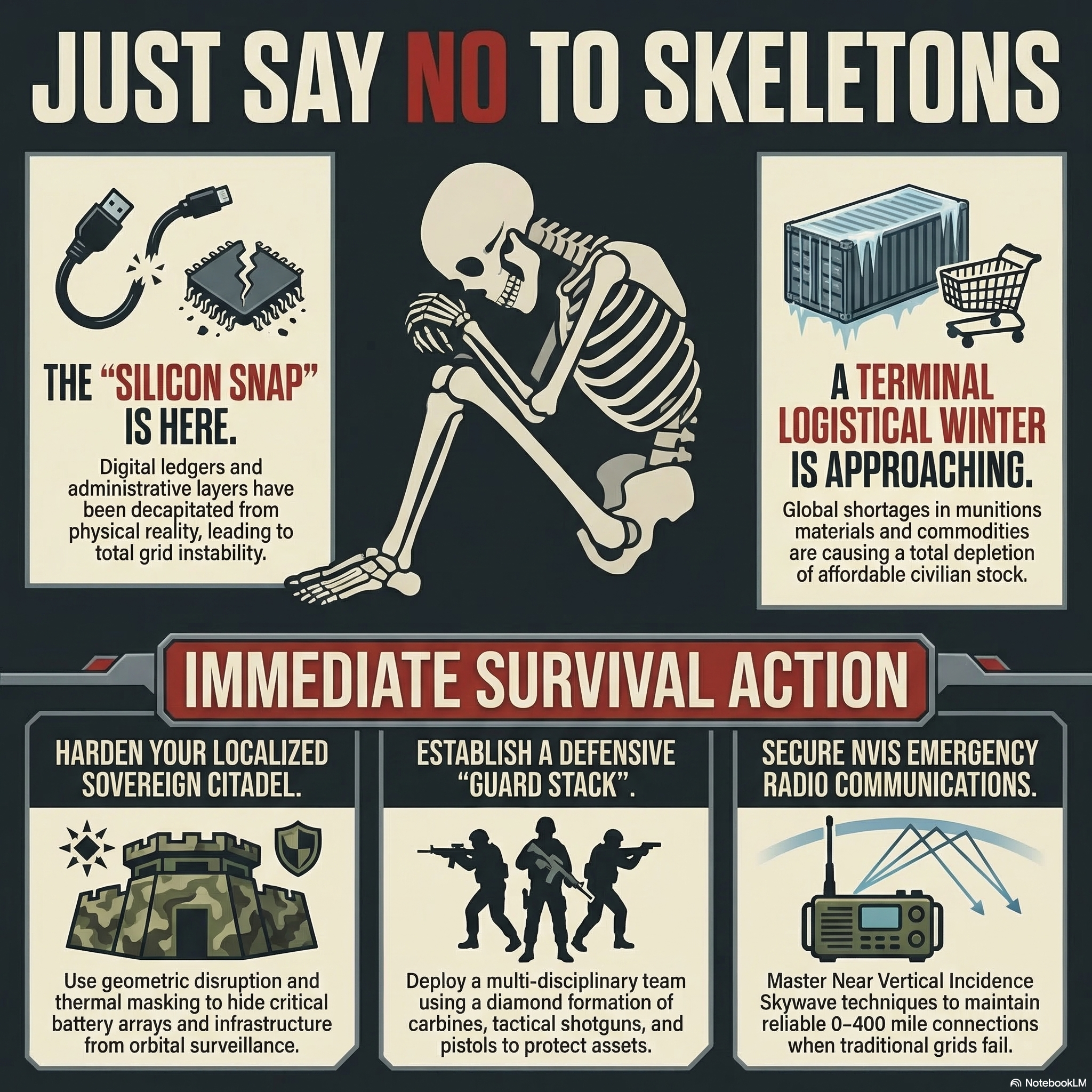 Aionios Vanguard LLC: Survival Guide Playbook Illustrative "Just say No to Skeletons!"