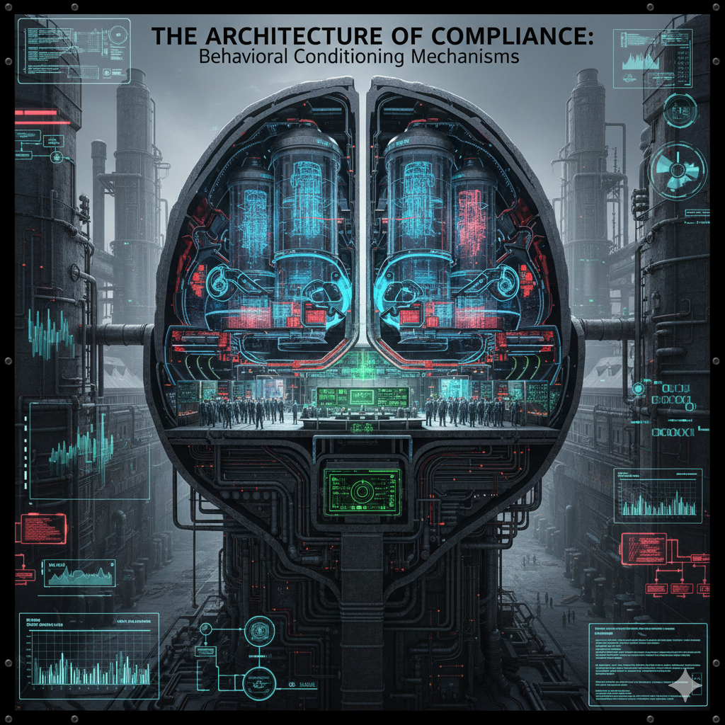 The architecture of Compliance, behavioral Conditioning mechanisms