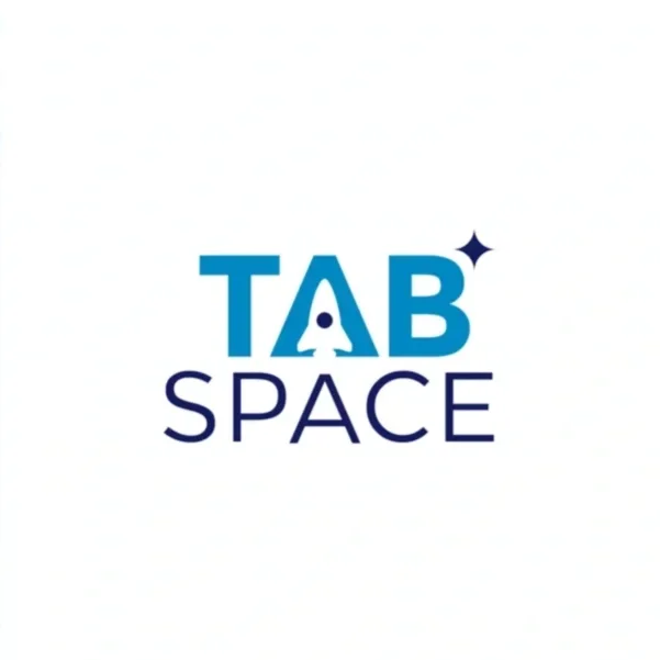 Tab Space with negative space in A as a space ship