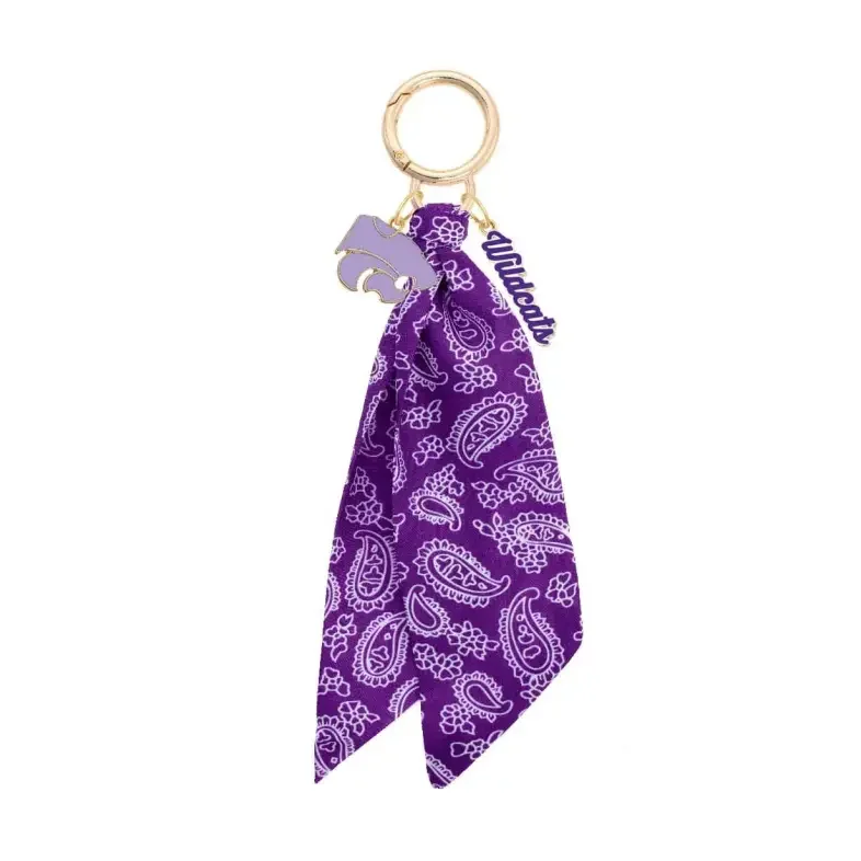 Kansas State Wildcats Logo Bandana Bag Charm