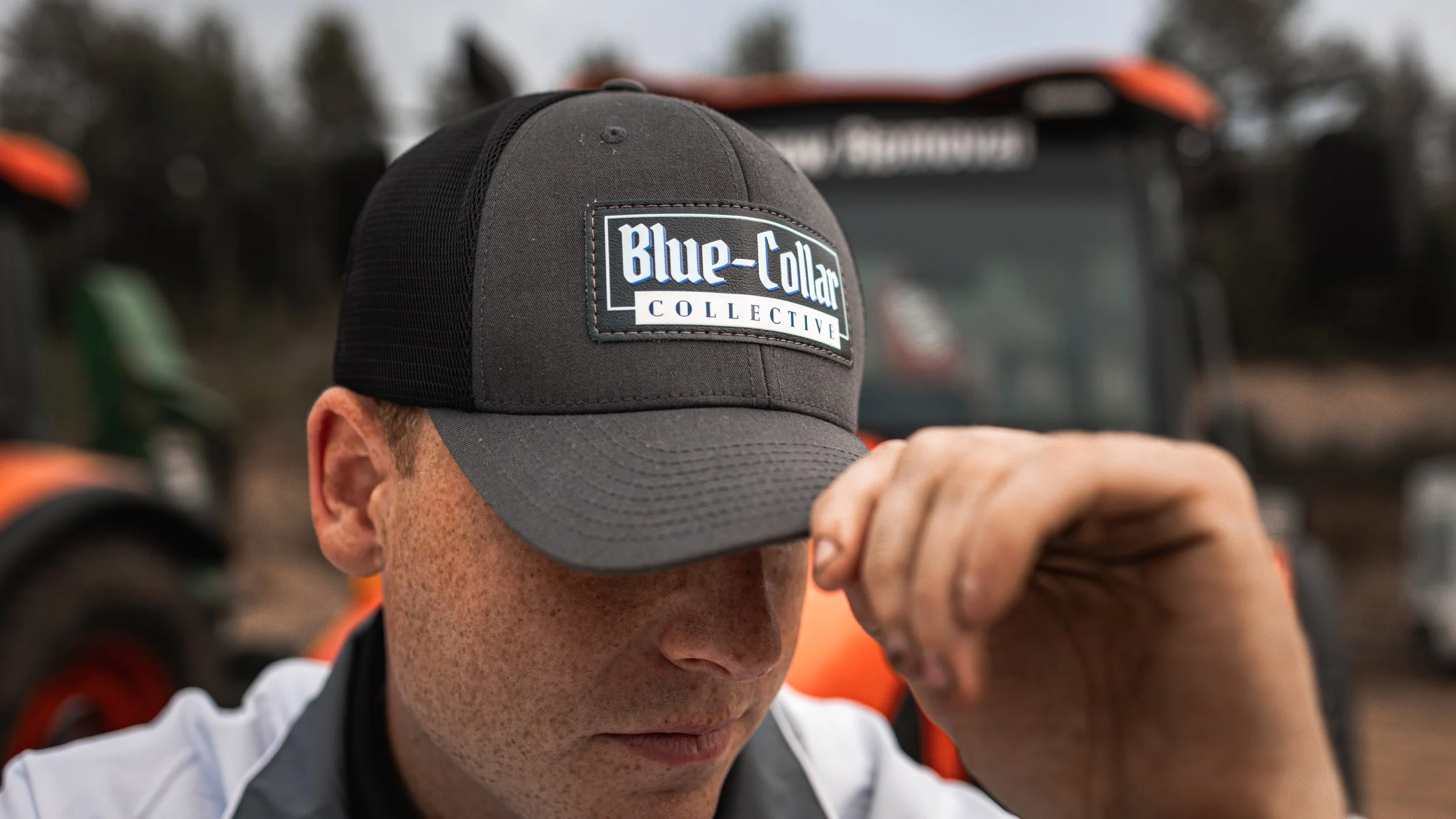 HAT PROMO FOR BLUE COLLAR COLLECTIVE