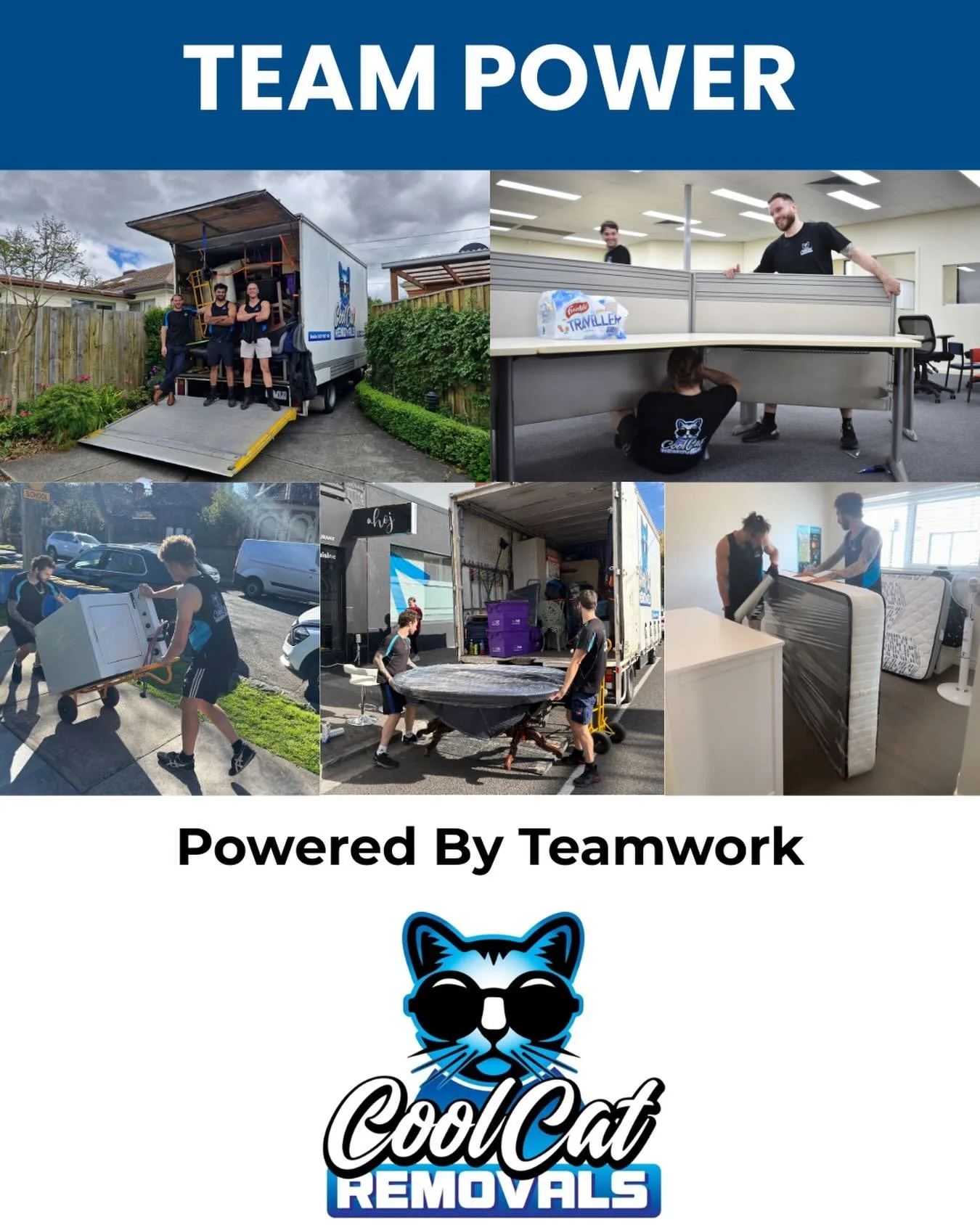 Big jobs get done when the team moves as one!

Every move runs smoother when everyone knows their role, trusts their crew, and brings the same energy from start to finish.
From desks to washing machines to giant tables, our team handles it together, 