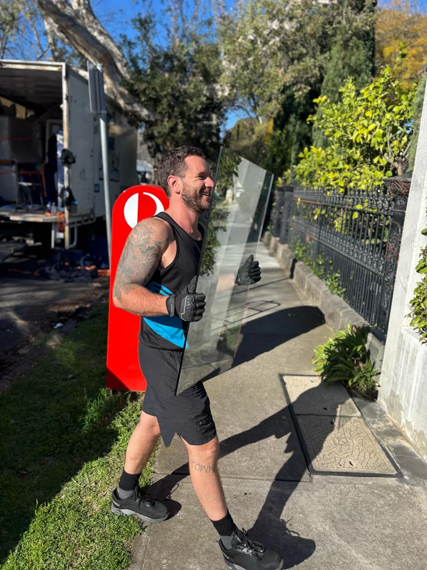 A job well done starts with skill and a good attitude. 😸💪

Love catching moments like this on the job! It&rsquo;s that Cool Cats mix of muscle, mindfulness, and a smile that keeps every move rolling smoothly.&nbsp;&nbsp;

If you&rsquo;re moving hom