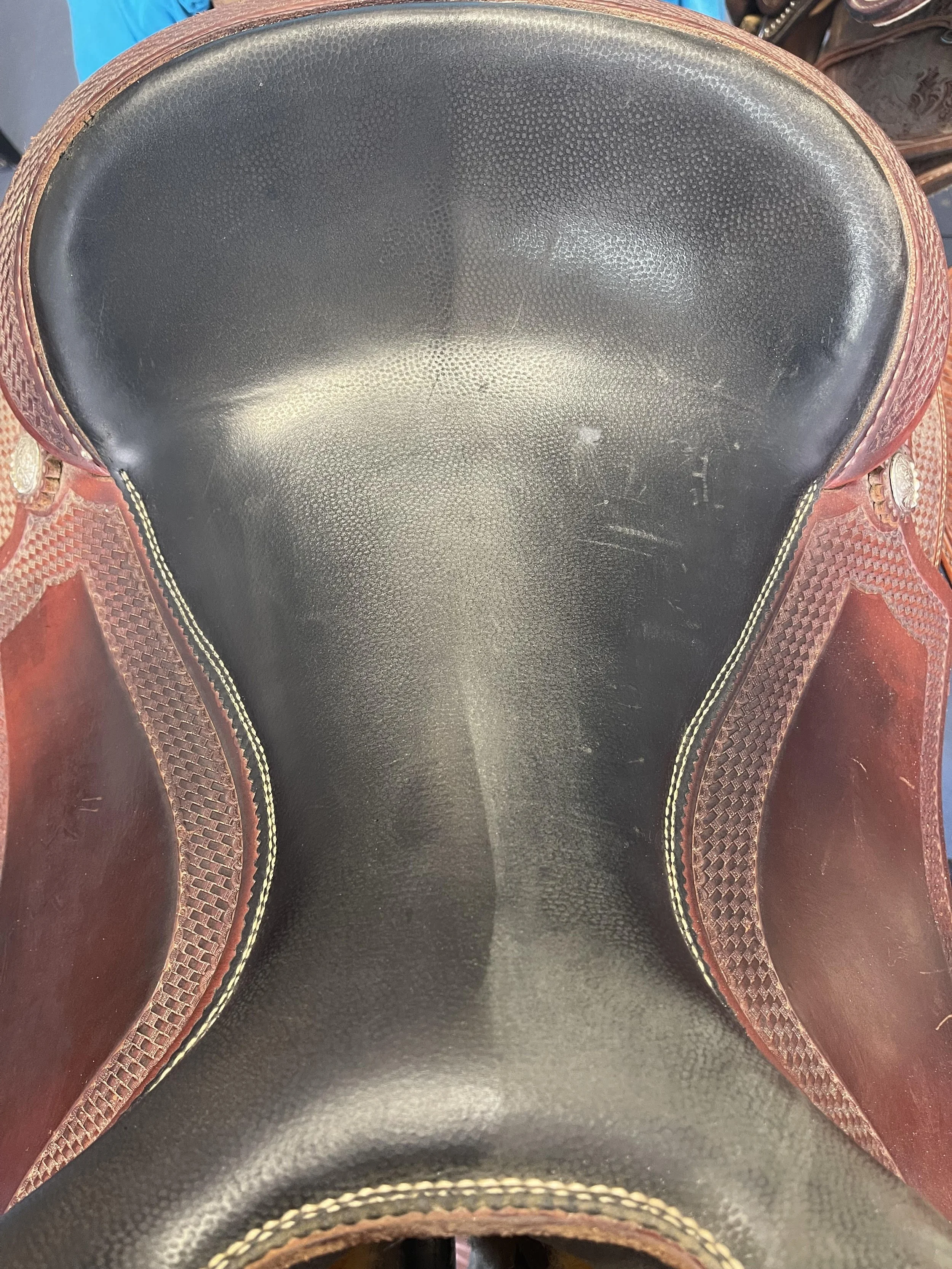 Before and after BridleBright! Picture kindly provide by Hudson's Tack and More.