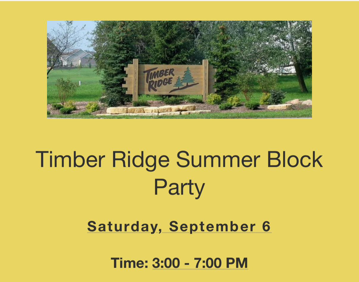 Timber Ridge Summer Block Party
