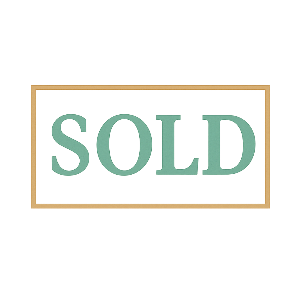 Abandoned neon sign displaying the word "SOLD" in faded green letters.