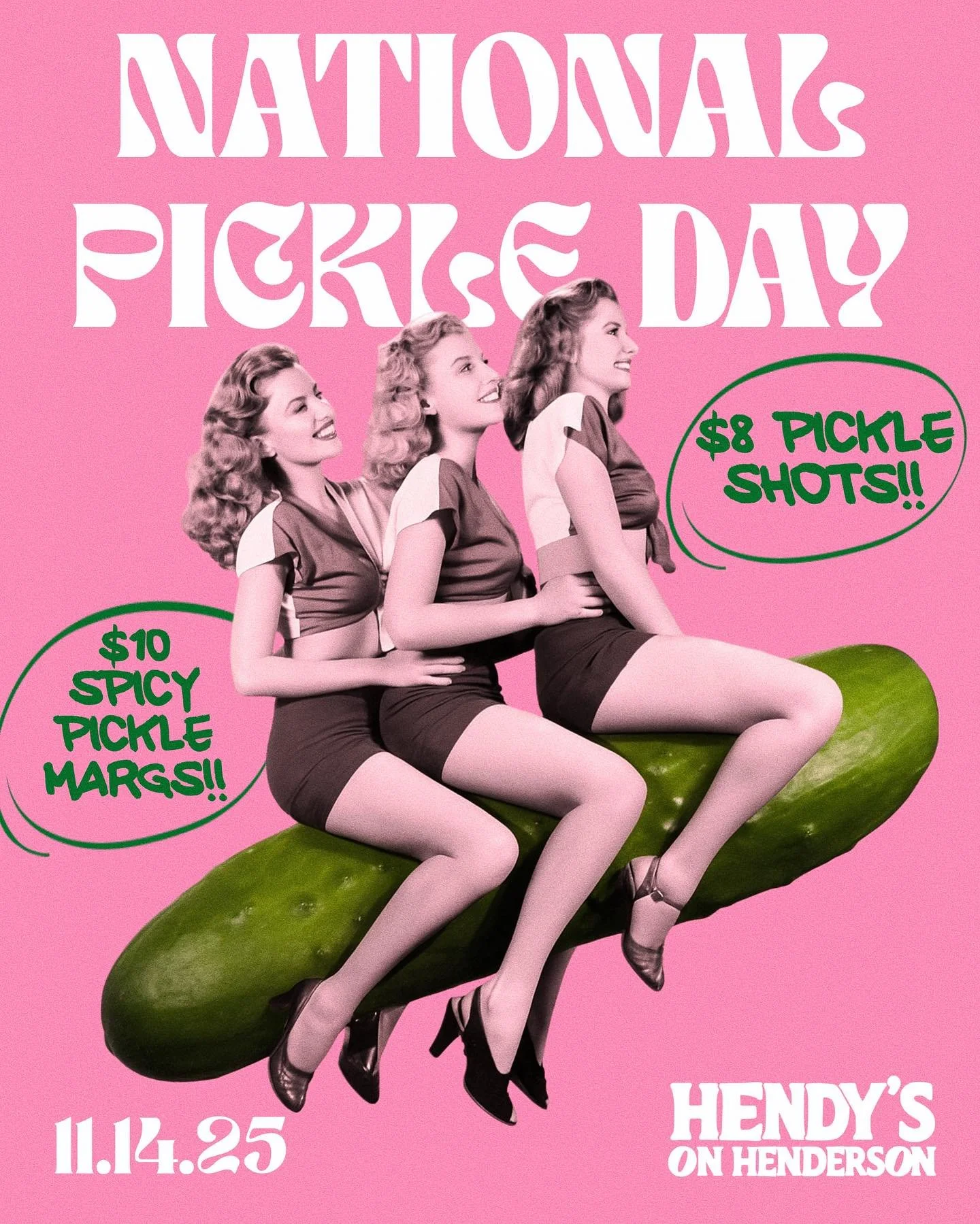 PSA: Tomorrow is National Pickle Day&hellip;. and yes, Hendy&rsquo;s is absolutely celebrating 🥒😍 See y&rsquo;all there!