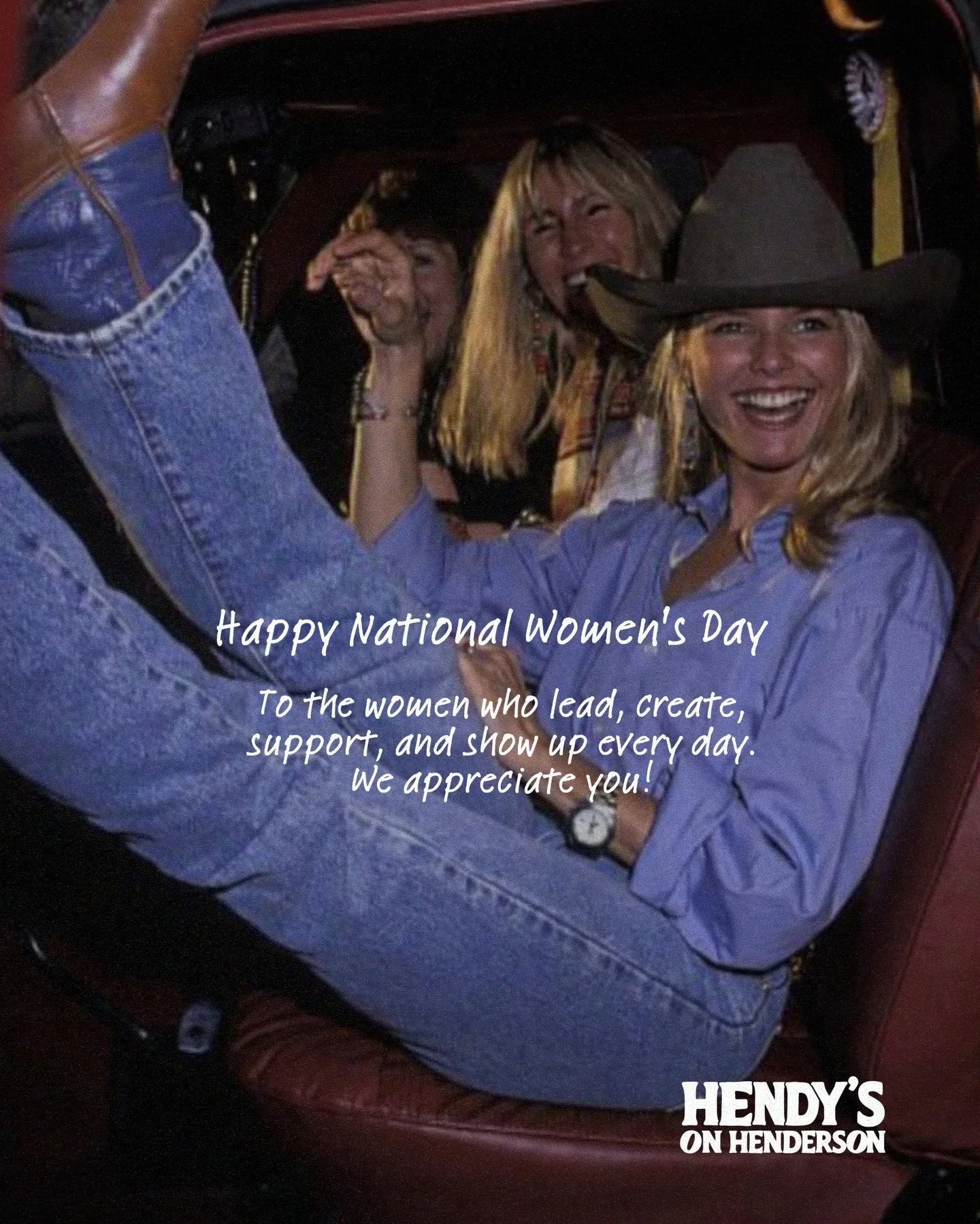 Today we celebrate the women who inspire us, uplift us, and make our community stronger. Happy International Women&rsquo;s Day from Hendy&rsquo;s 💘