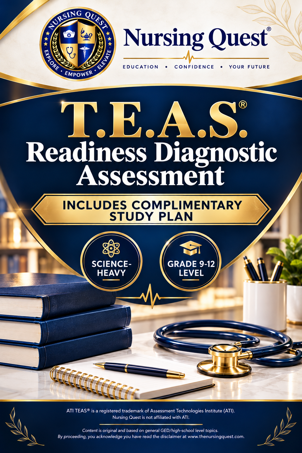 T.E.A.S. Readiness Diagnostic Assessment with Complimentary Study Plan