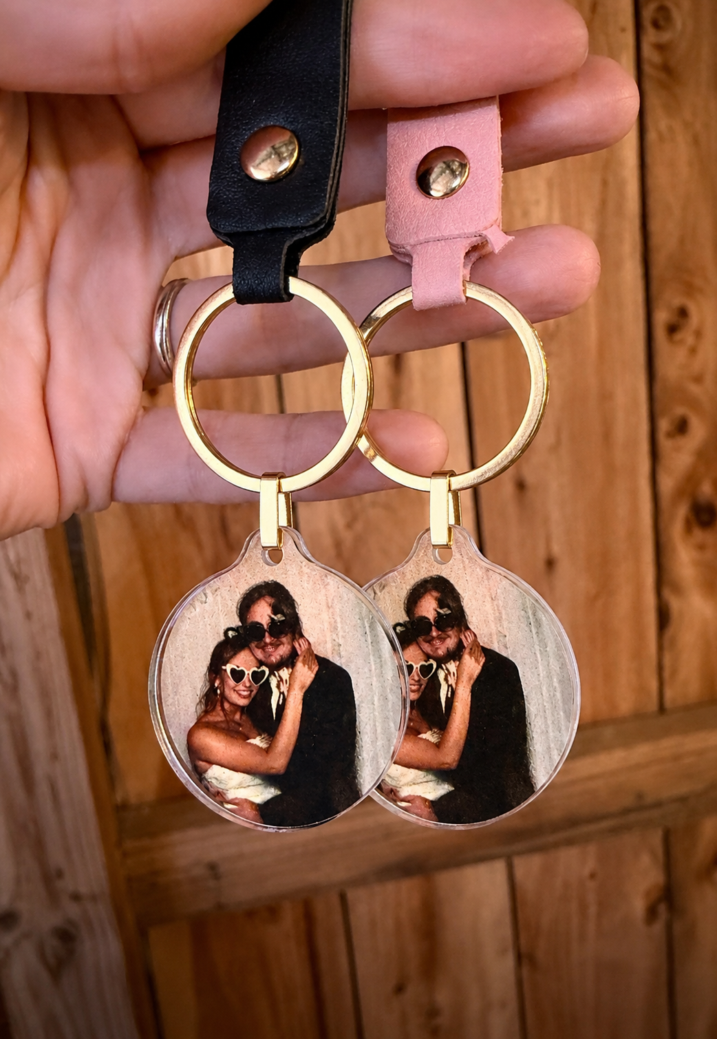 Custom Photo Booth Keychain Favors