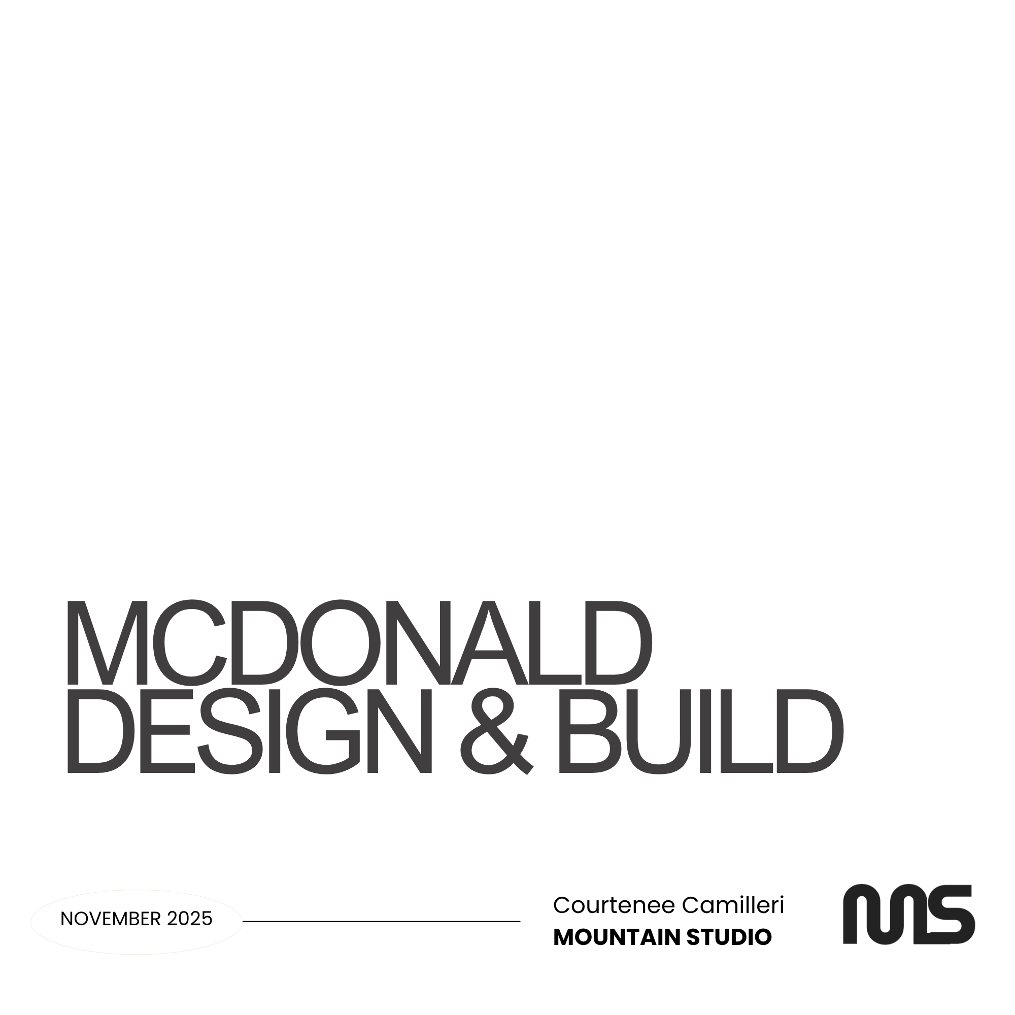 MCDONALD PROJECT