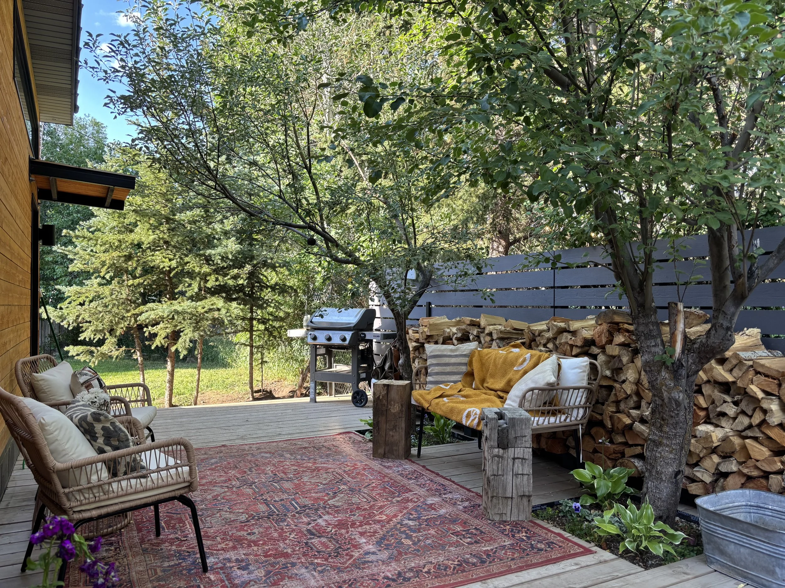 East sideyard (north facing)