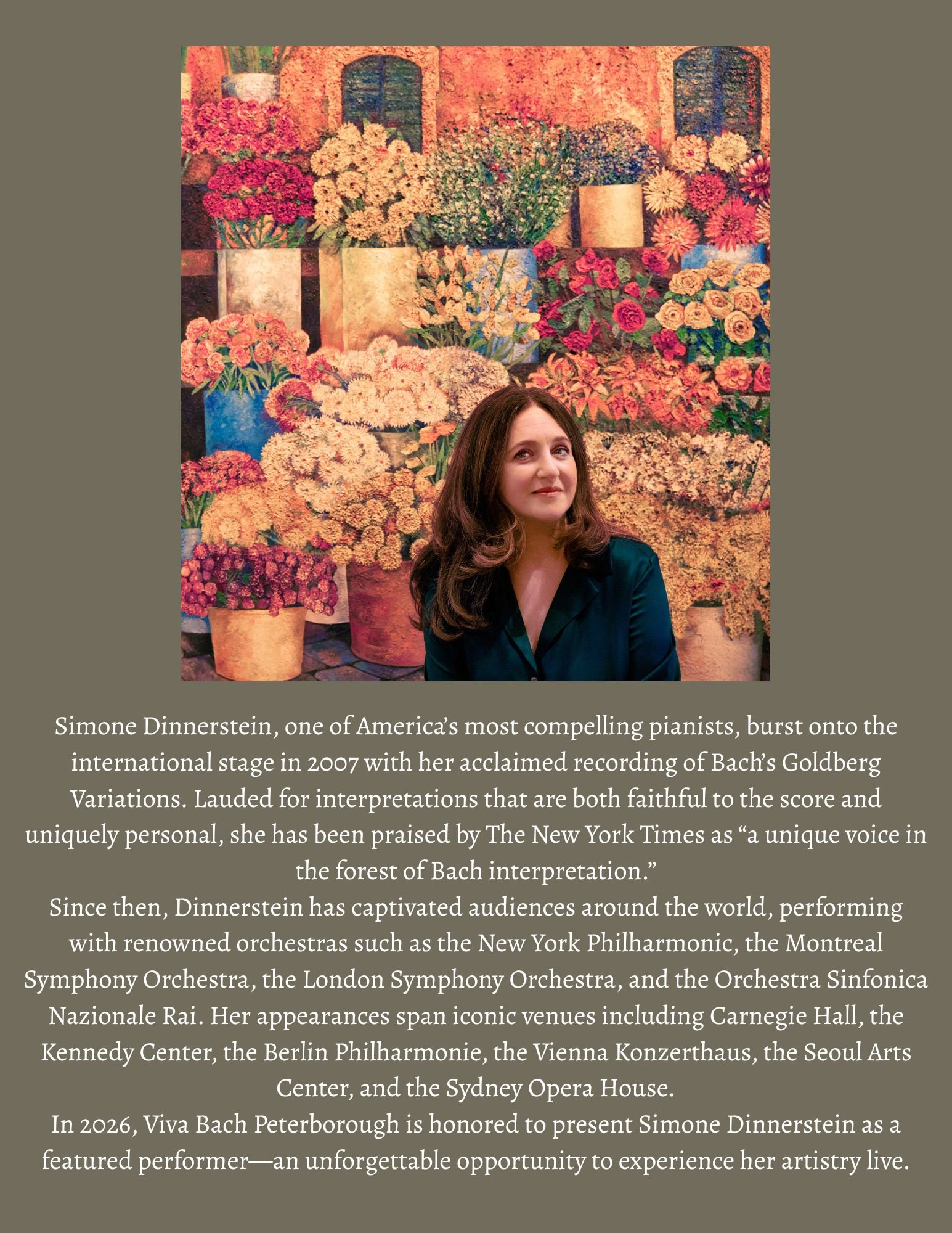 Simone Dinnerstein, Piano