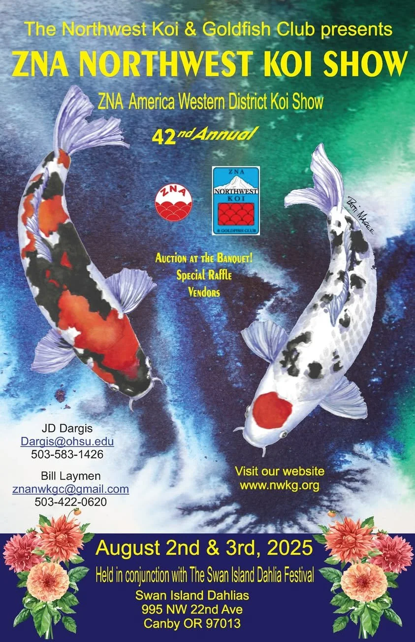 2025 42nd ZNA Northwest Koi Show & ZNA America Western District Koi Show