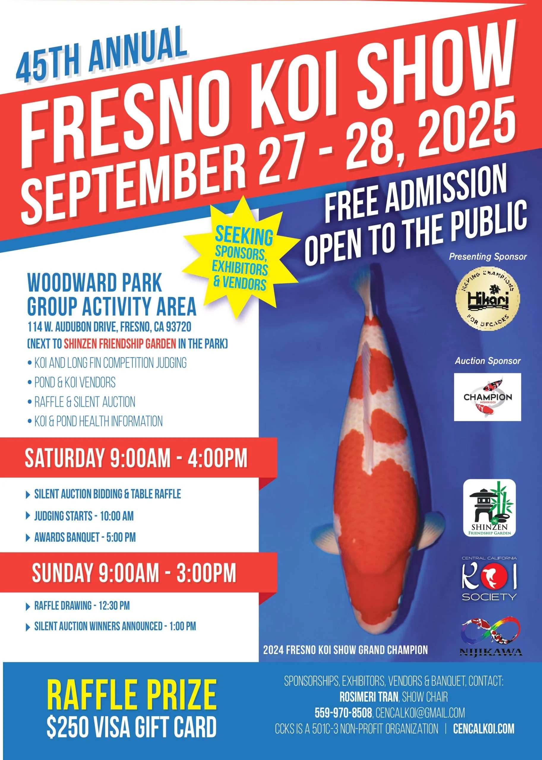 2025 45th Annual Fresno Koi Show