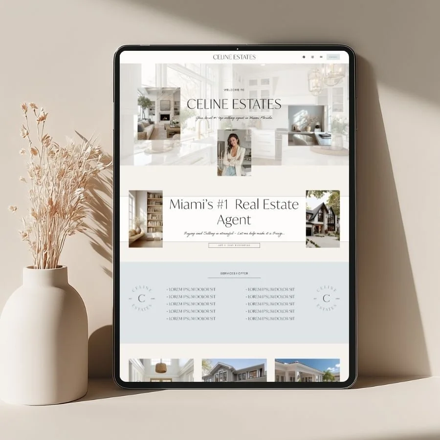 Website mockup