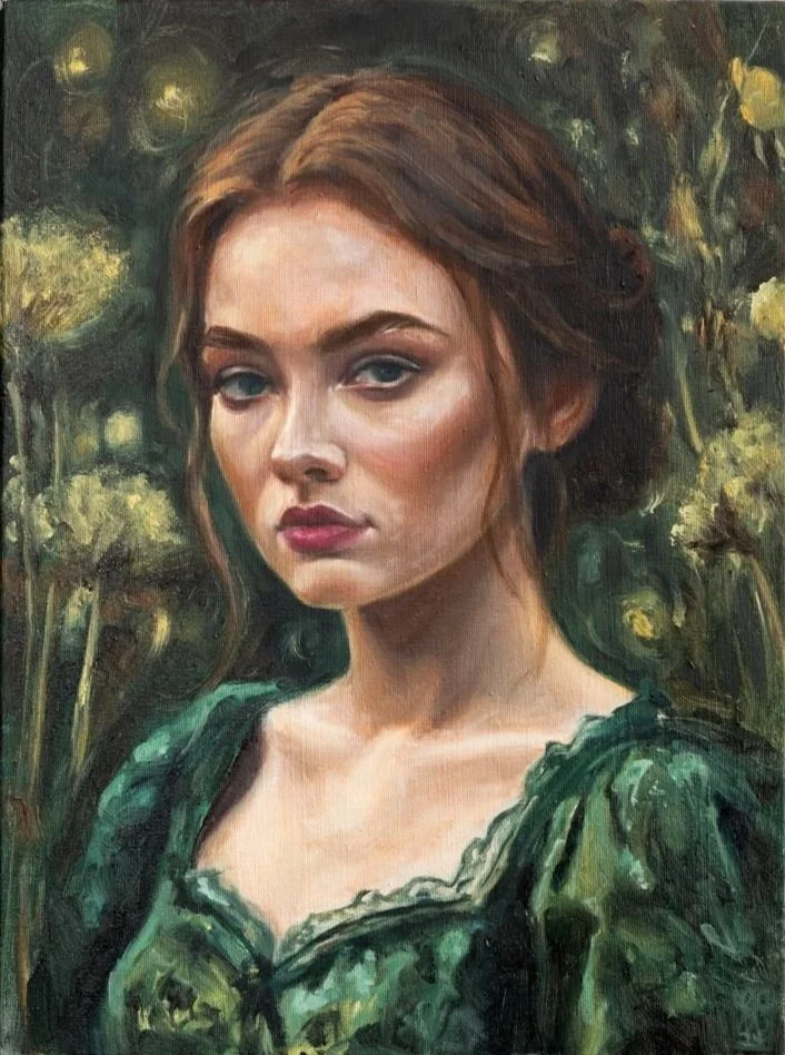 Watching, 29.5cm x 40cm, oil on canvas, 2025