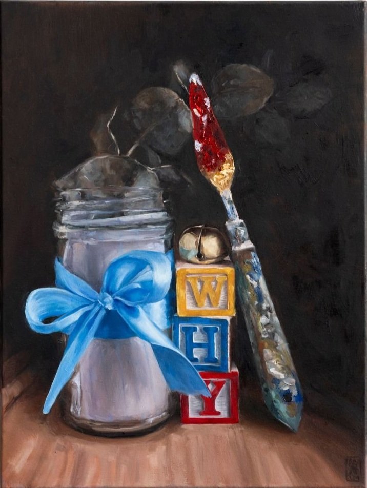 Love George, 29.5cm x 40cm, oil on canvas, 2025