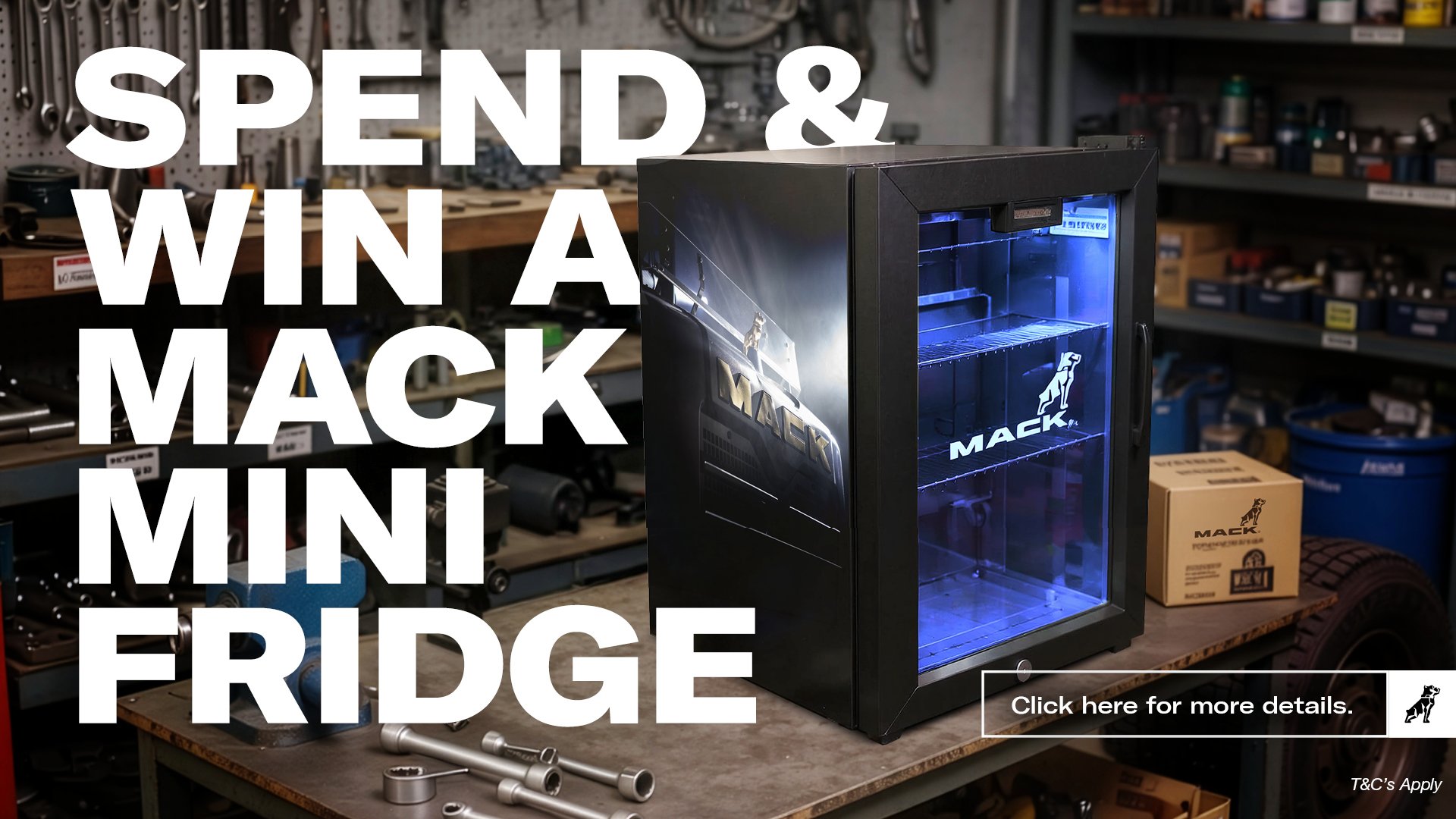 Win a MACK MINI FRIDGE