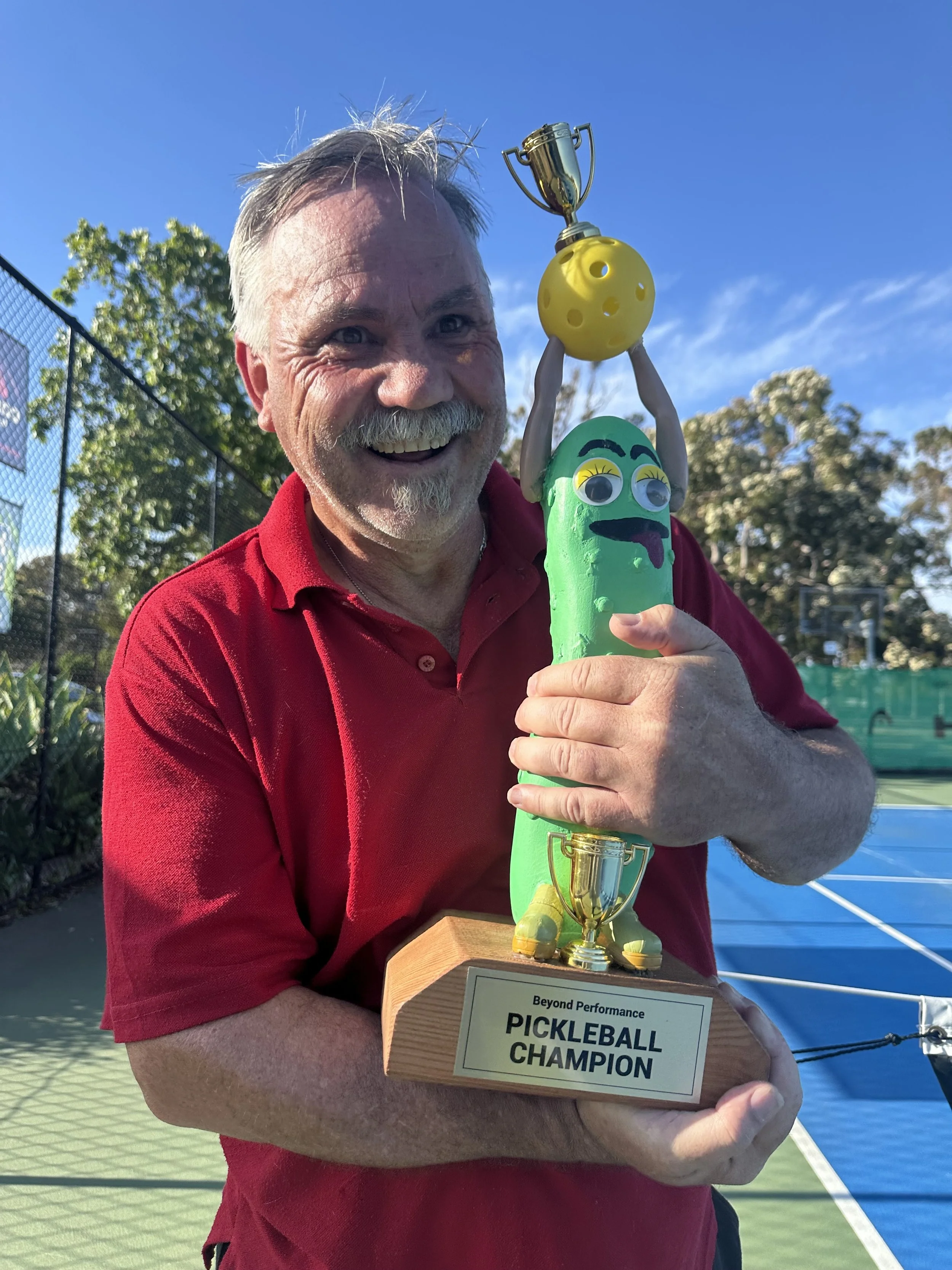 Drew with our Pickle