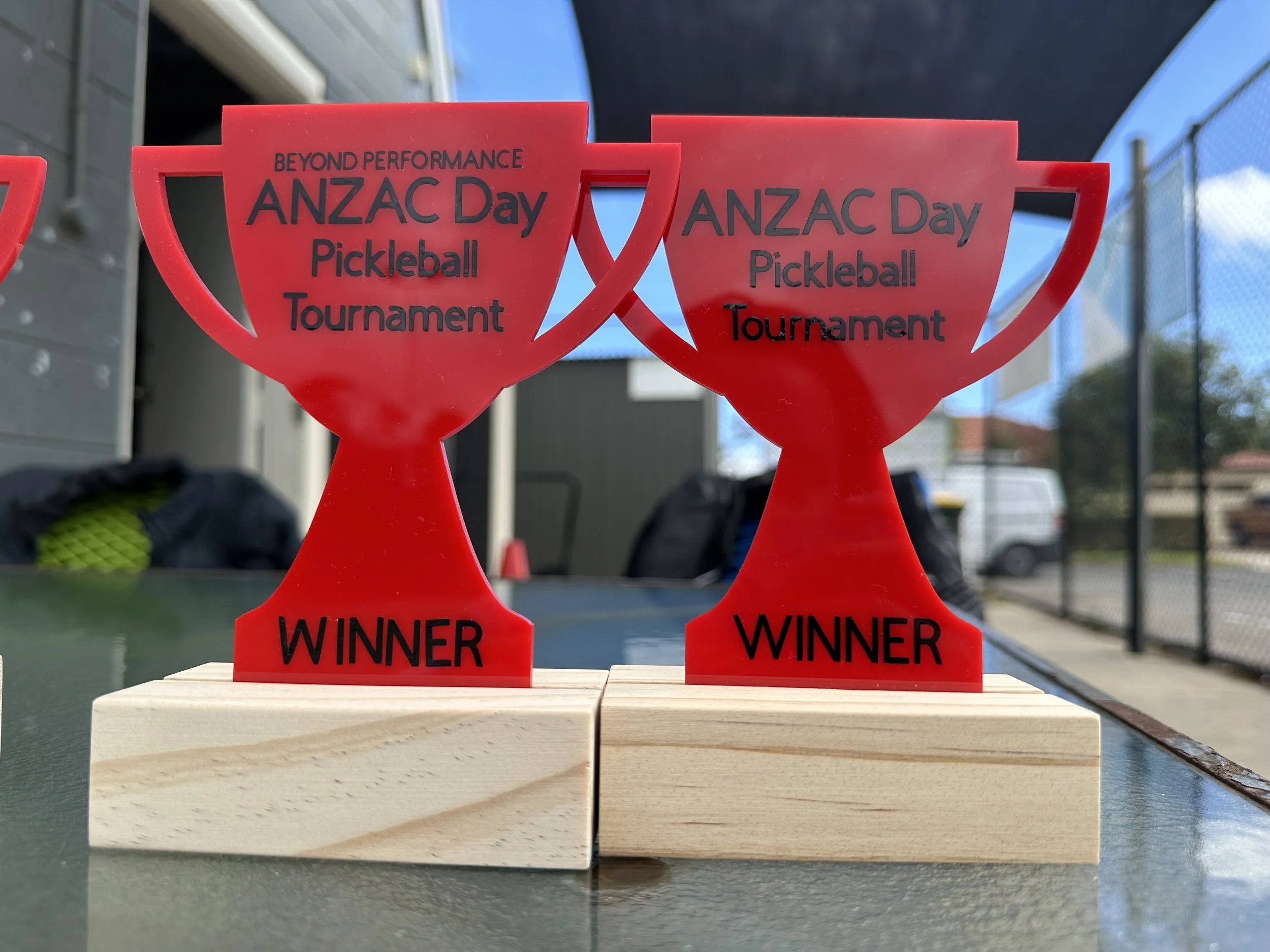 Finishing off our ANZAC Day Trophies 2025