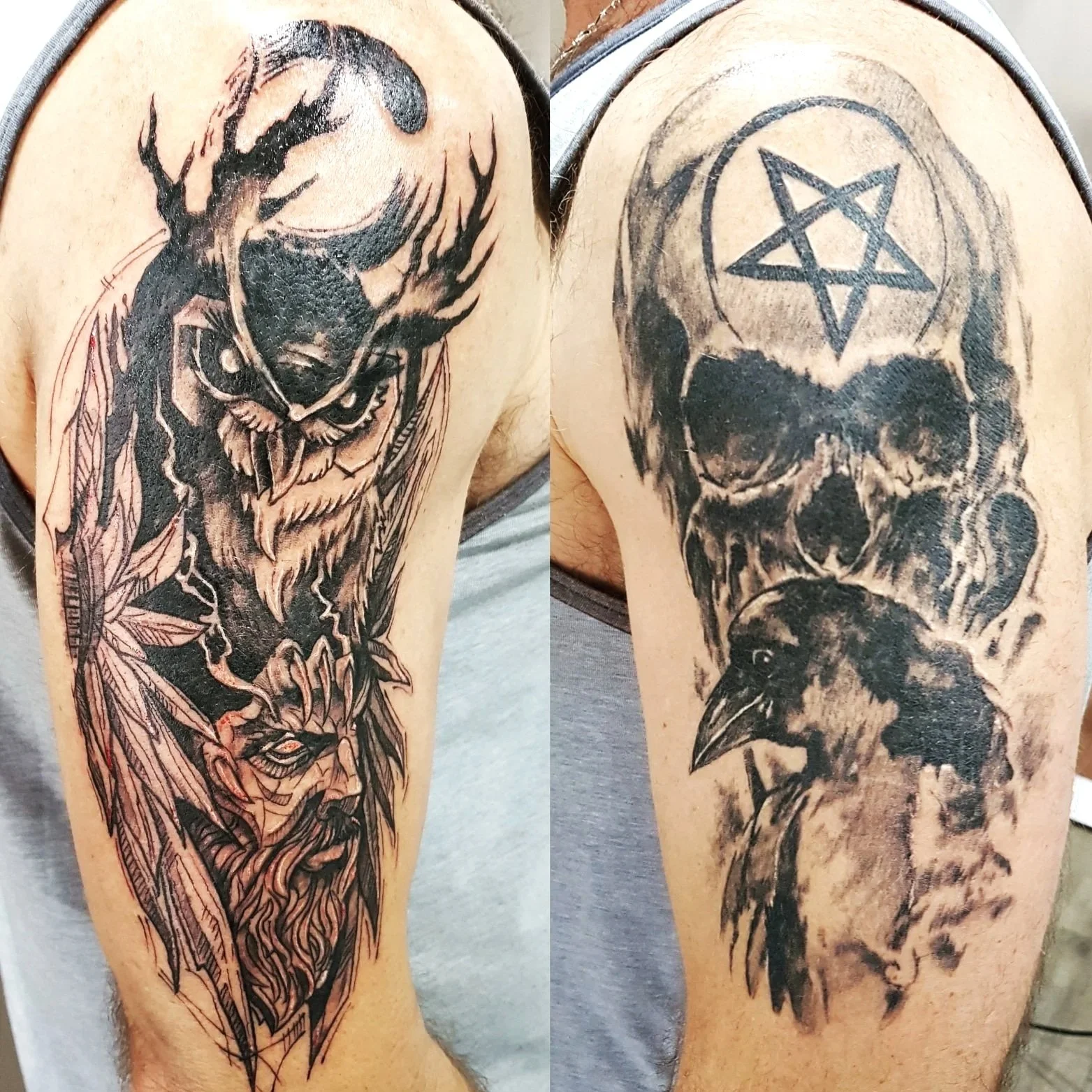 Different style each arm