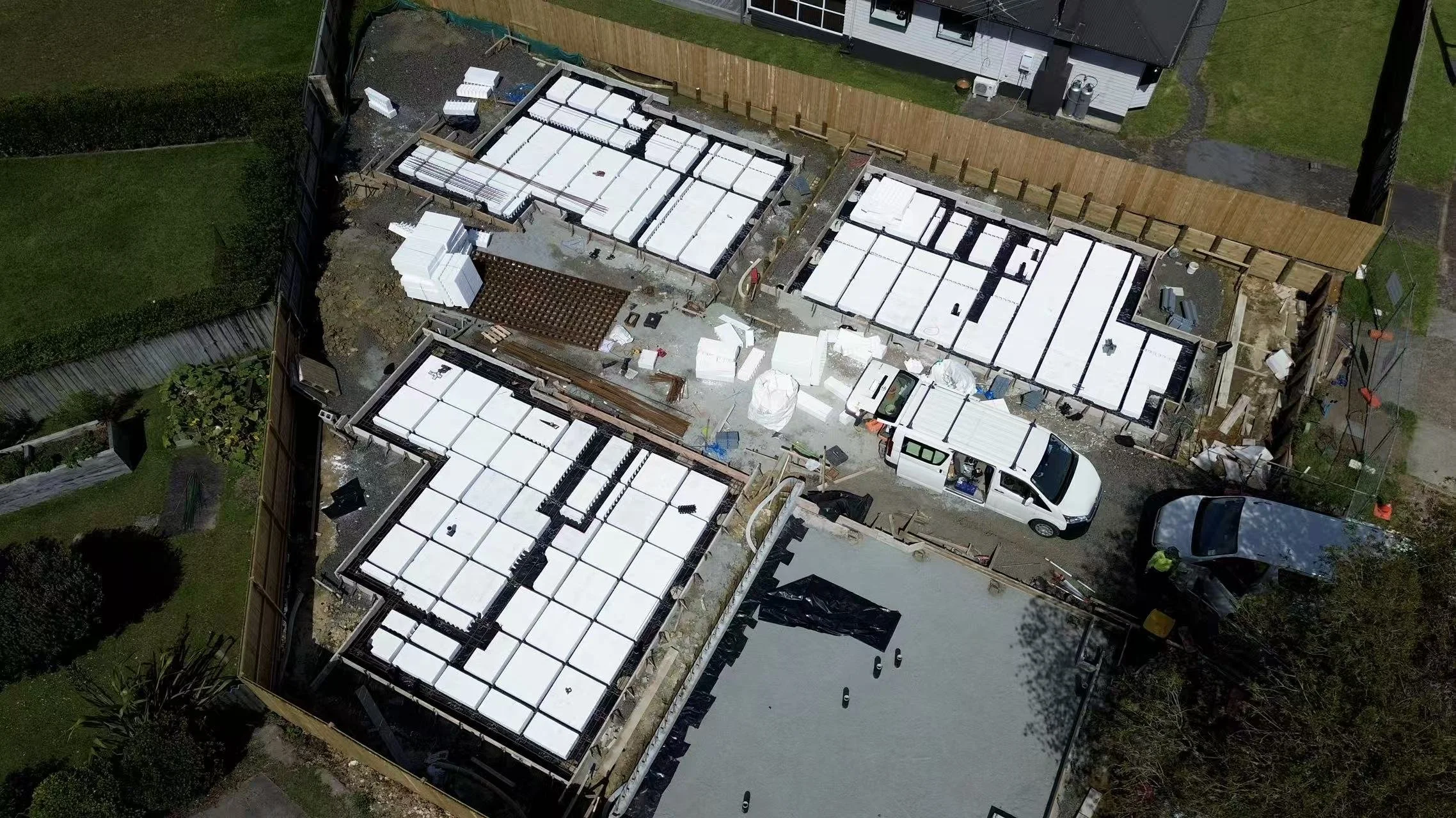 4 Lot Residential Ribraft Foundation Construction