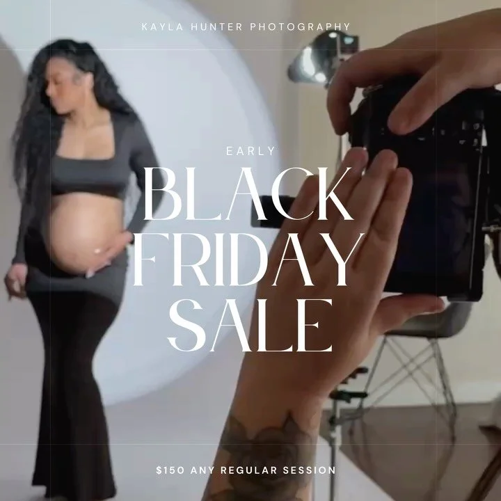 THE HEIRLOOM BLACK FRIDAY EVENT IS HERE 🖤
 For every mama who has been waiting for the right time to book&hellip; it&rsquo;s finally here.

From now until Black Friday , you can book any Maternity, Newborn, or Baby&rsquo;s First Year Session and rec
