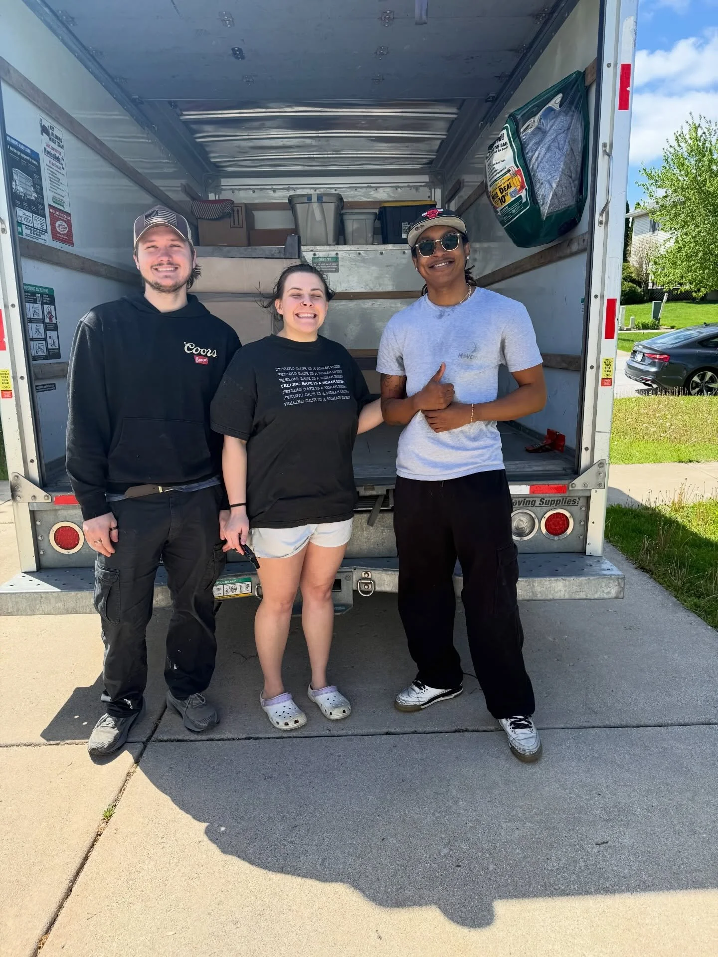 Client review: &ldquo;The guys were so great- they were helpful and friendly. They made my move so easy. I had never used movers prior to this, and they made the experience so quick &amp; stress-free. I would so highly recommend them to anyone lookin