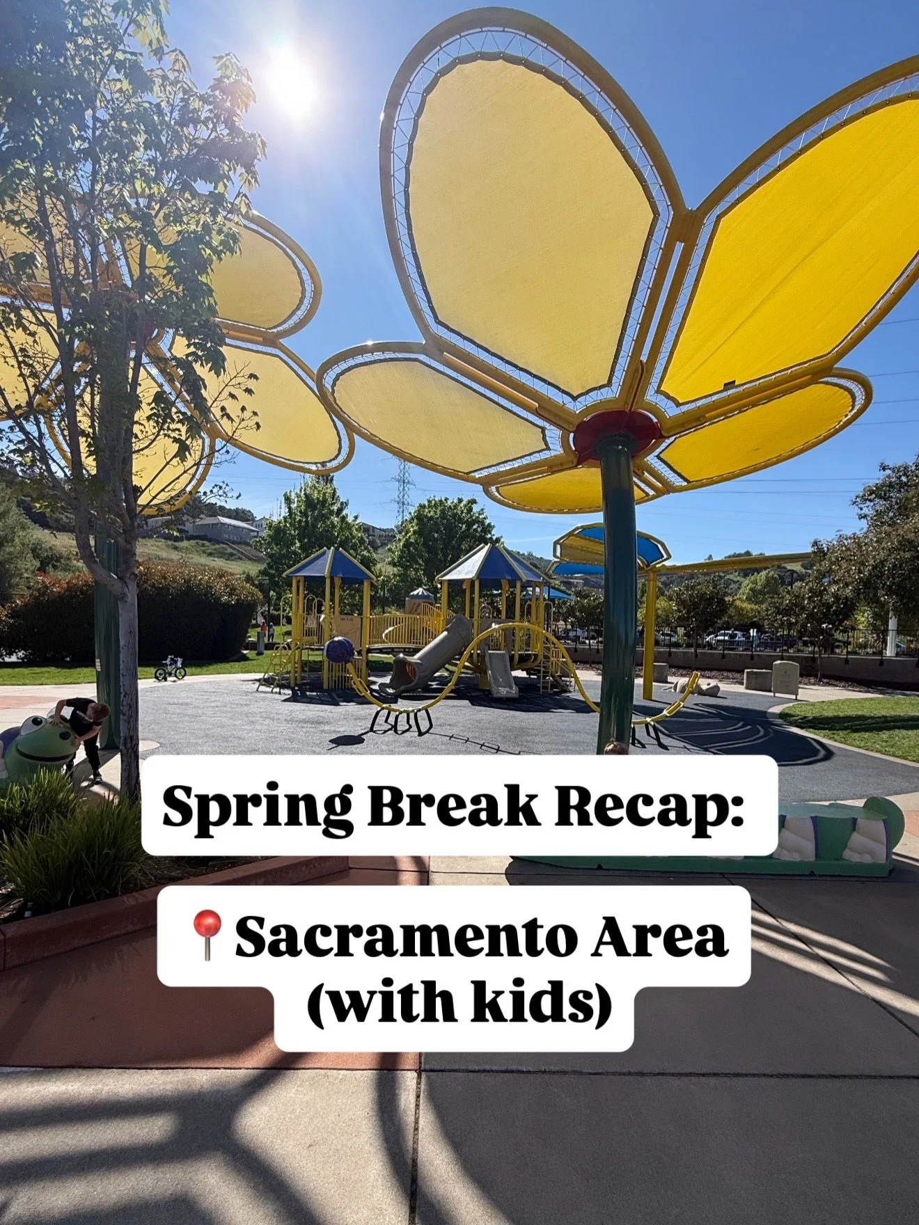 Spring break recap around Sacramento ☀️
Playgrounds, train rides, and soaking up the best weather with my crew. These are the kind of simple days that end up being the most fun 💛

I love sharing things to do around the Sacramento area for families l