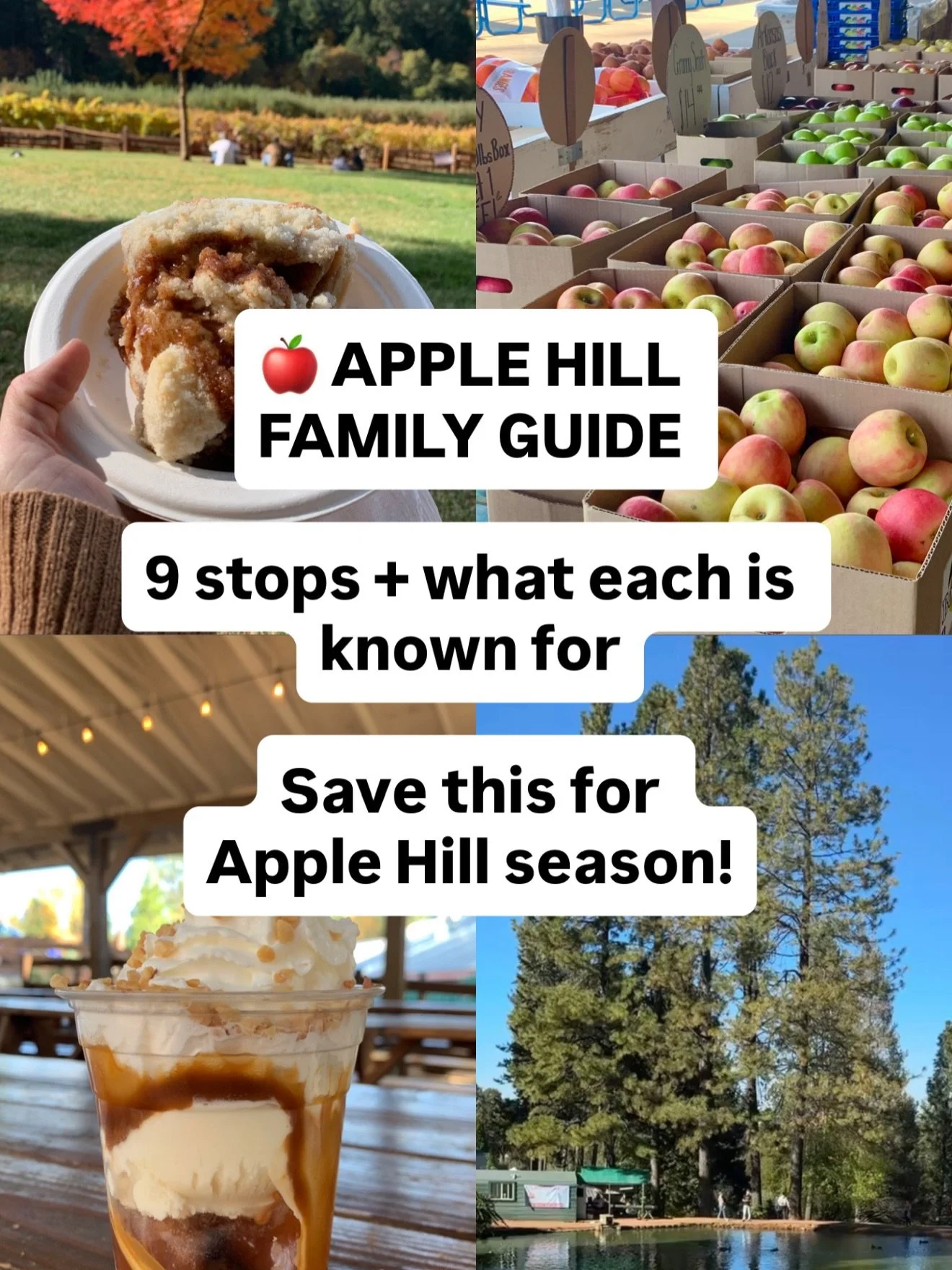 🍎 Apple Hill season is almost here!

Did you know @applehillofficial is made up of 50+ local farms and businesses? These are 9 stops we&rsquo;ve personally visited and love sharing with families!

Here&rsquo;s when they&rsquo;re opening for the 2026