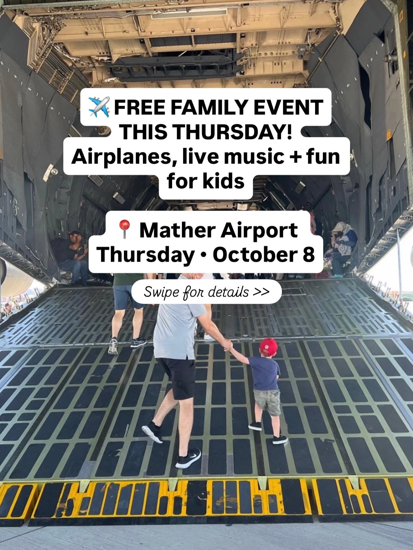 Comment FREE and I&rsquo;ll send you the information on this free event! ✈️🇺🇸

Looking for something fun to do with the kids THIS Thursday? Red, White &amp; Brews is California Capital Airshow&rsquo;s FREE, all-ages kick-off party! @capitalairshow 