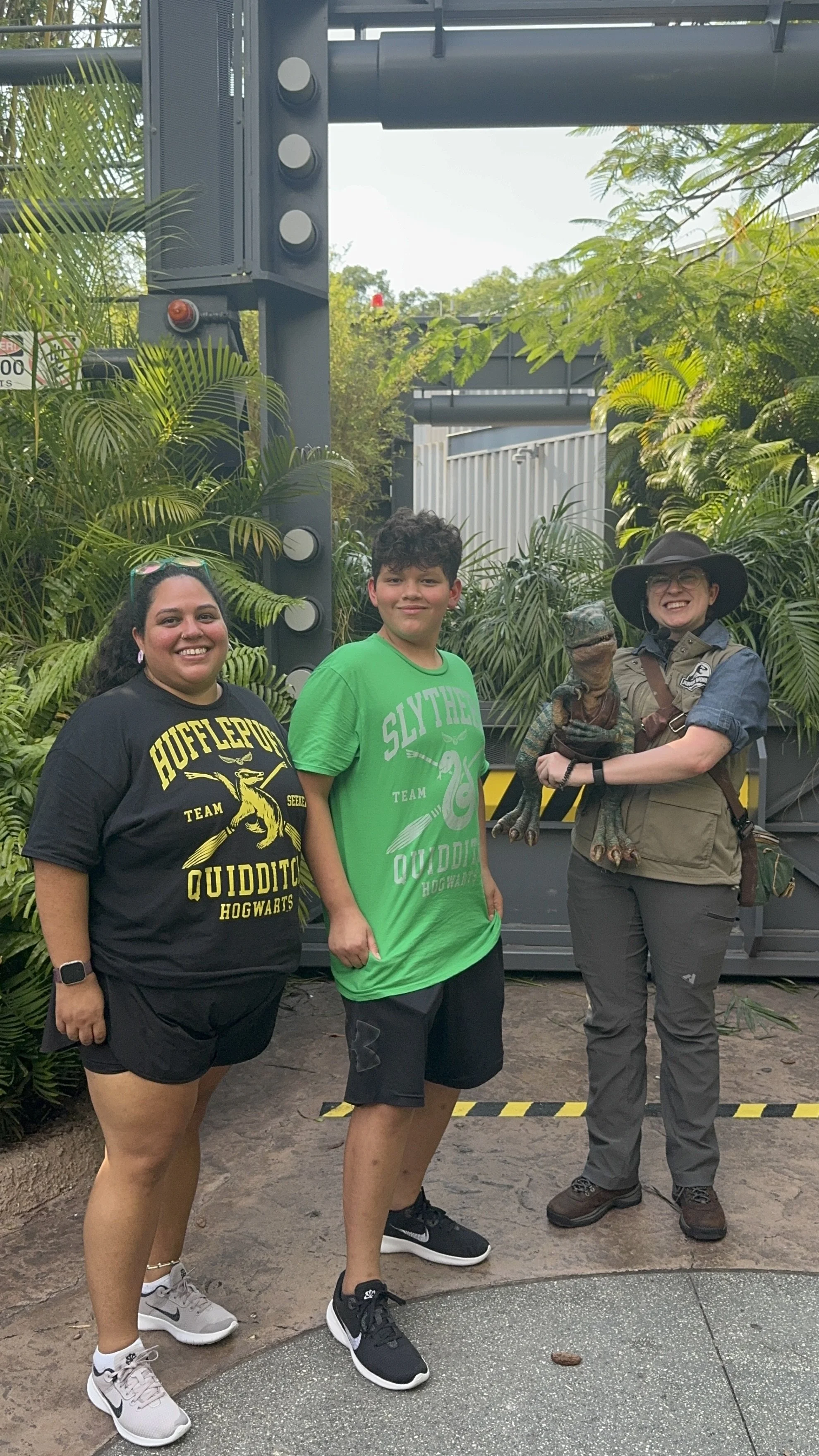 Slytherins keep your Hufflepuffs close! Especially when raptors are around.