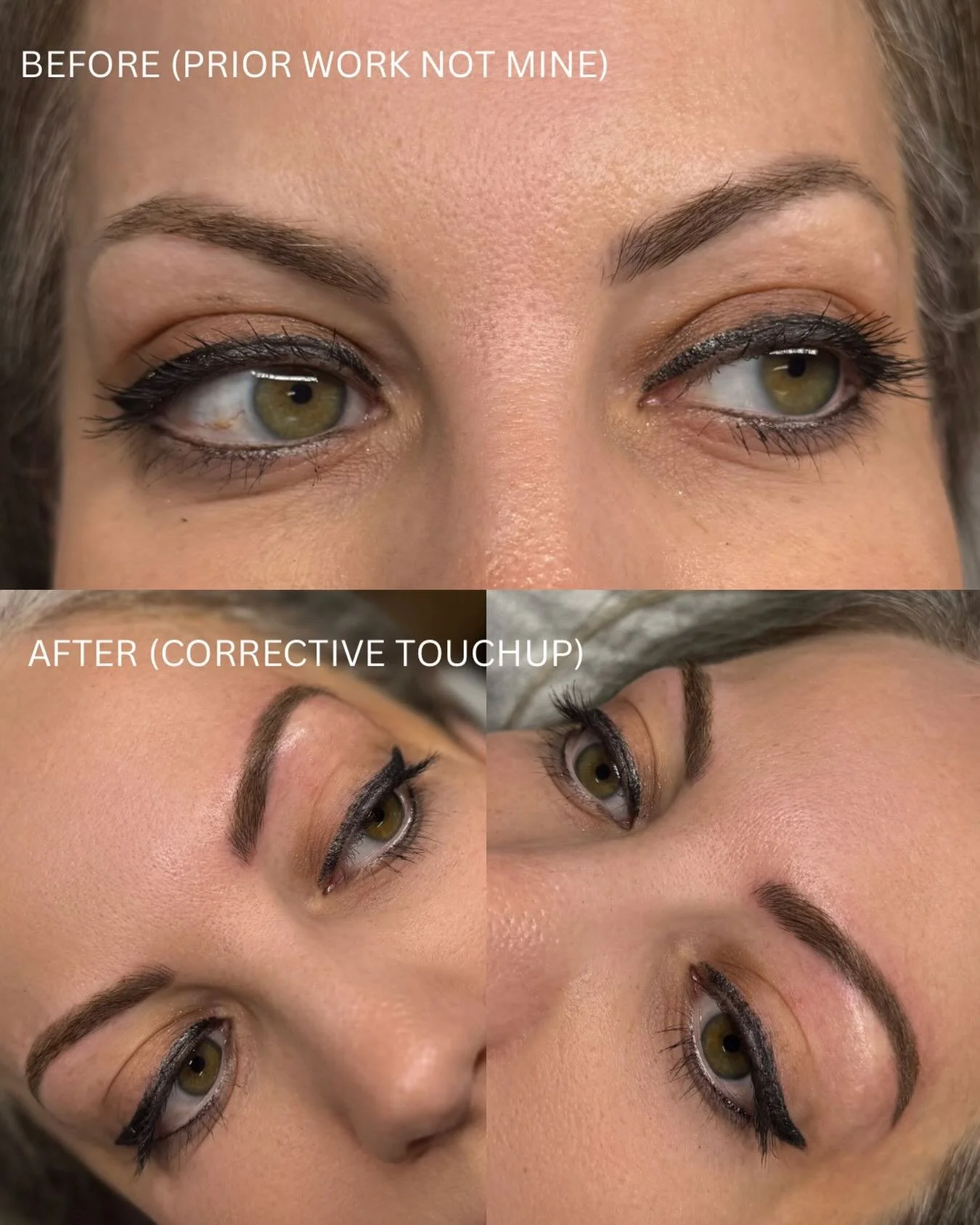 CORRECTIVE TOUCH-UP

A little refinement can make a big difference. 🤎

For this corrective touch-up, we focused on improving shape and symmetry, refreshing faded color, and adding soft front strokes for a more natural, balanced look.

And yes&mdash;