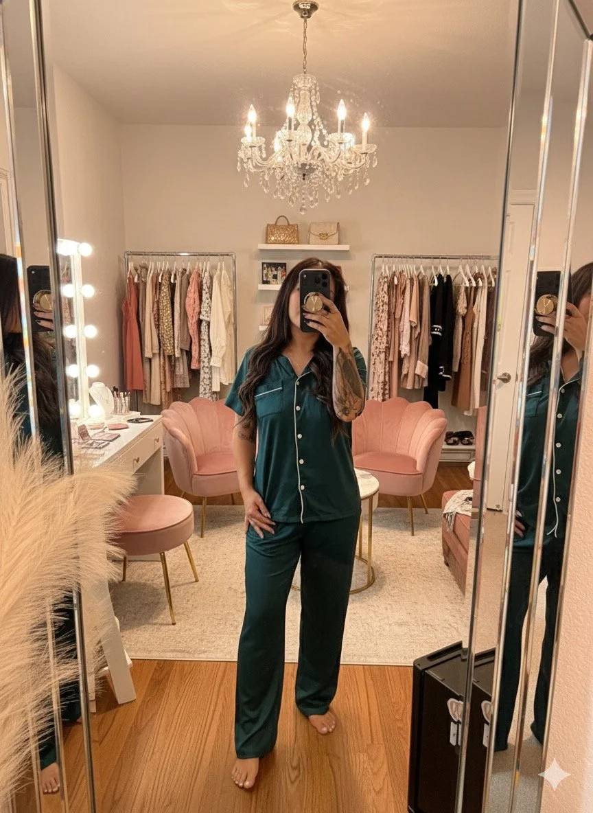 These pajamas are comfy and short girl friendly!