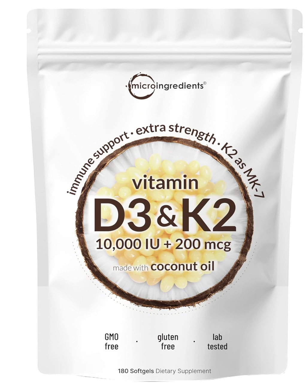 I take this D3 + K2 because it boosts my energy, supports my mood, and helps keep my immune system strong - especially when I'm not getting enough sun.