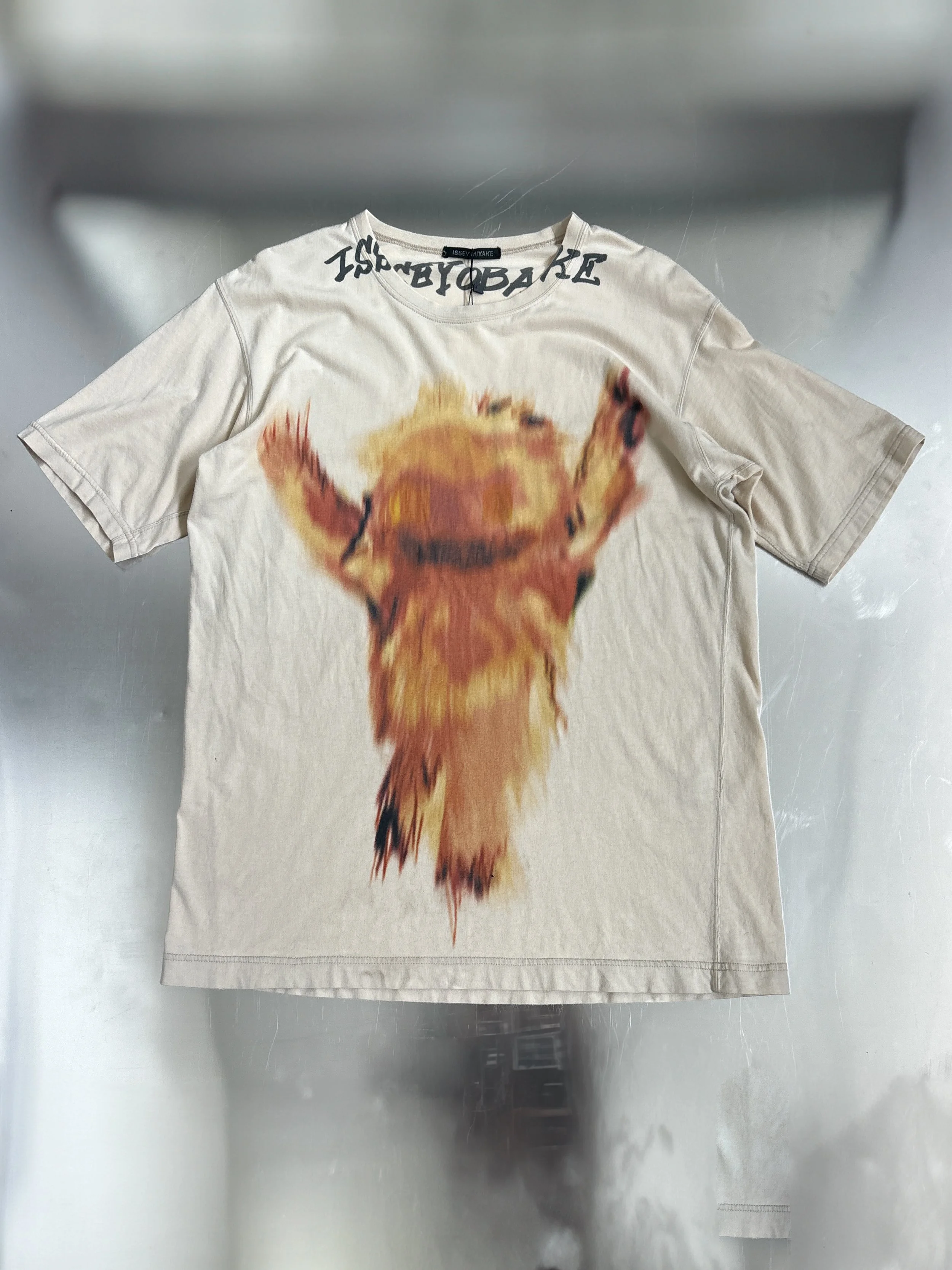 RARE ISSEY MIYAKE BURNING GRAPHIC TEE