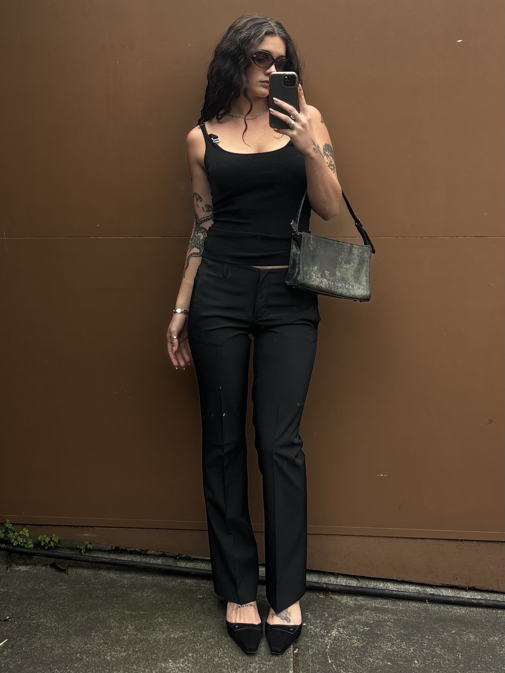 PRADA LOW RISE TROUSER PANTS