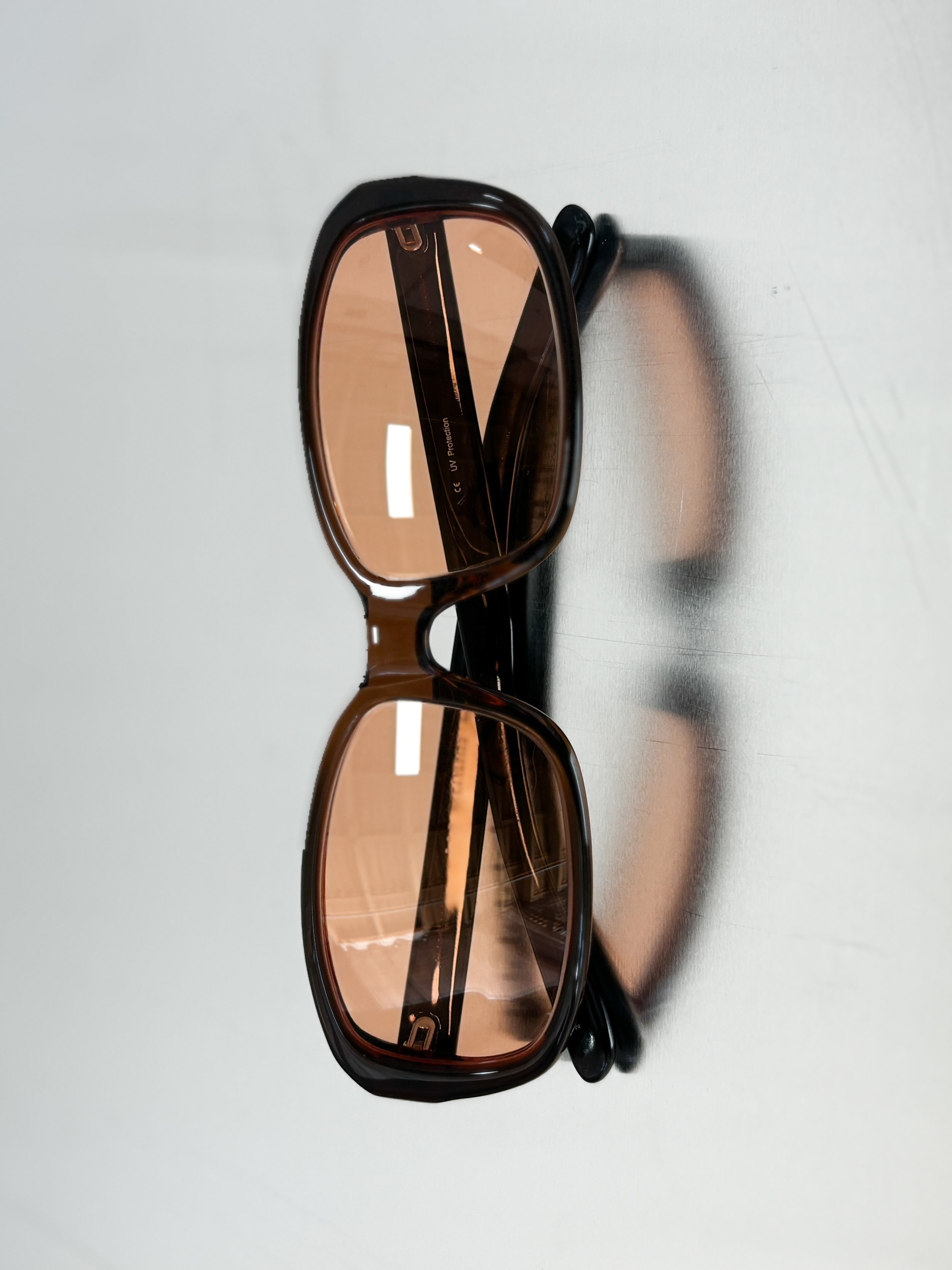 JEAN PAUL GAULTIER STUDDED BROWN SUNGLASSES