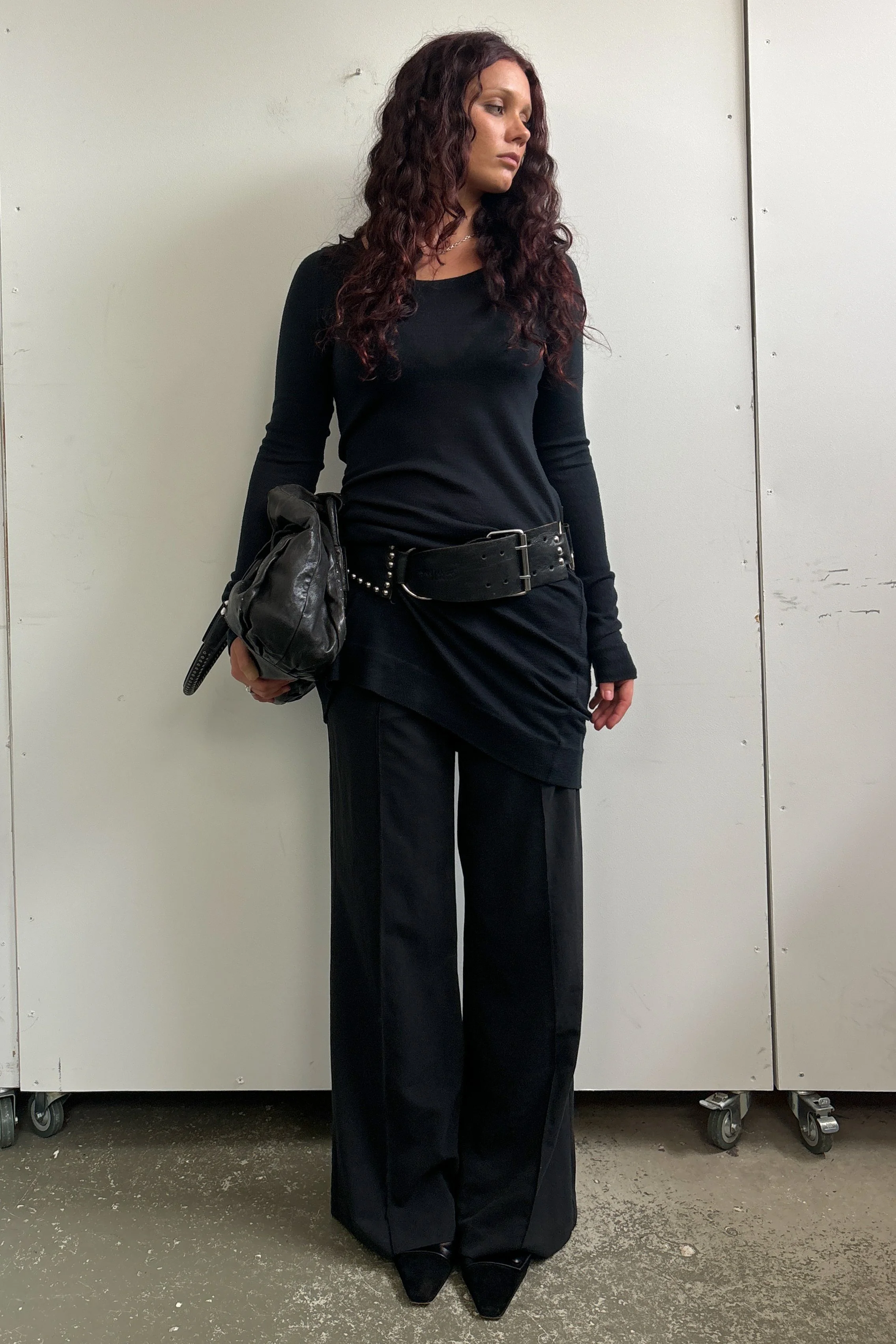 MARITHÉ FRANÇOIS GIRBAUD LONG SLEEVE KNIT DRESS